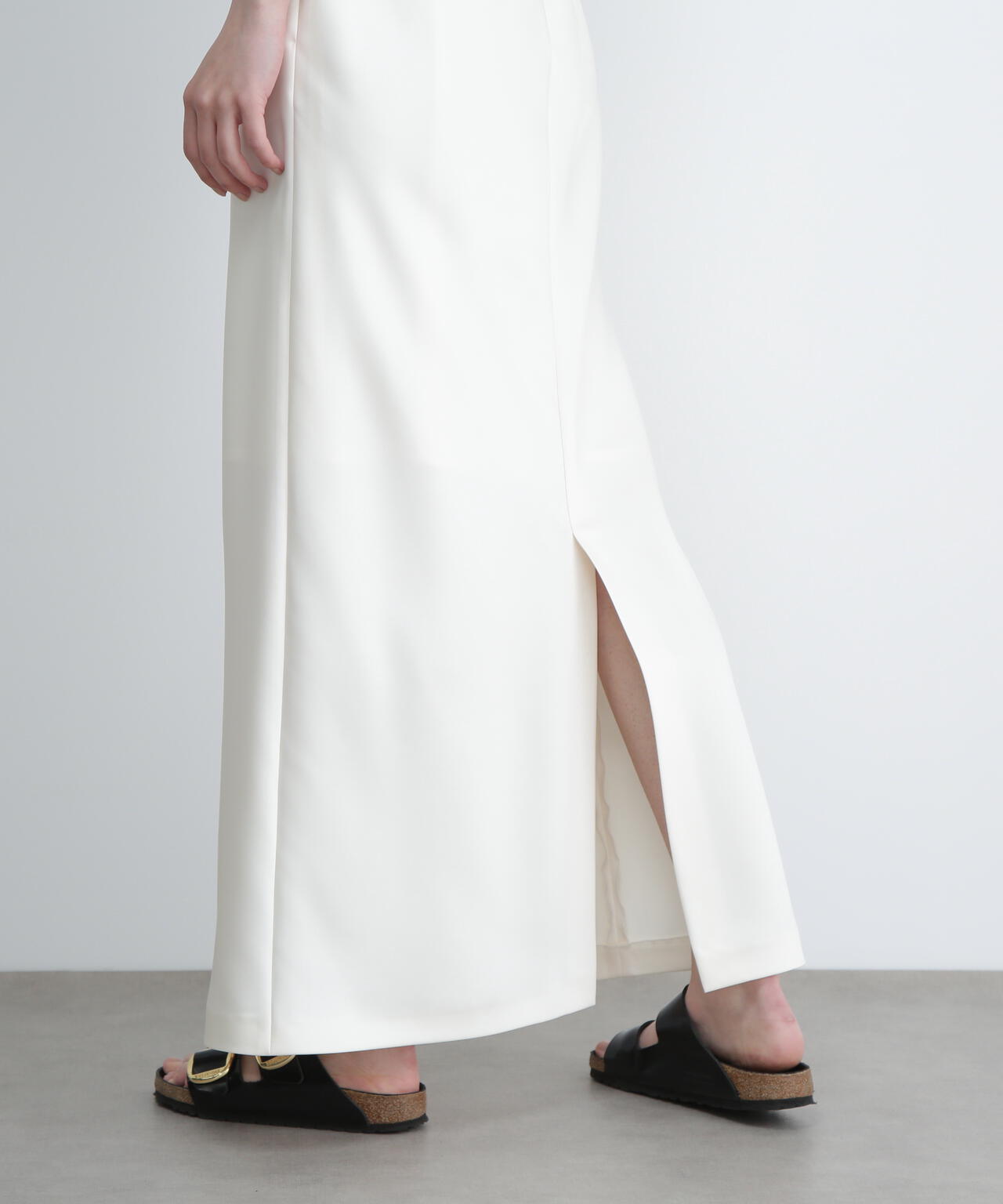 <UNiPH>マットサテンスカート