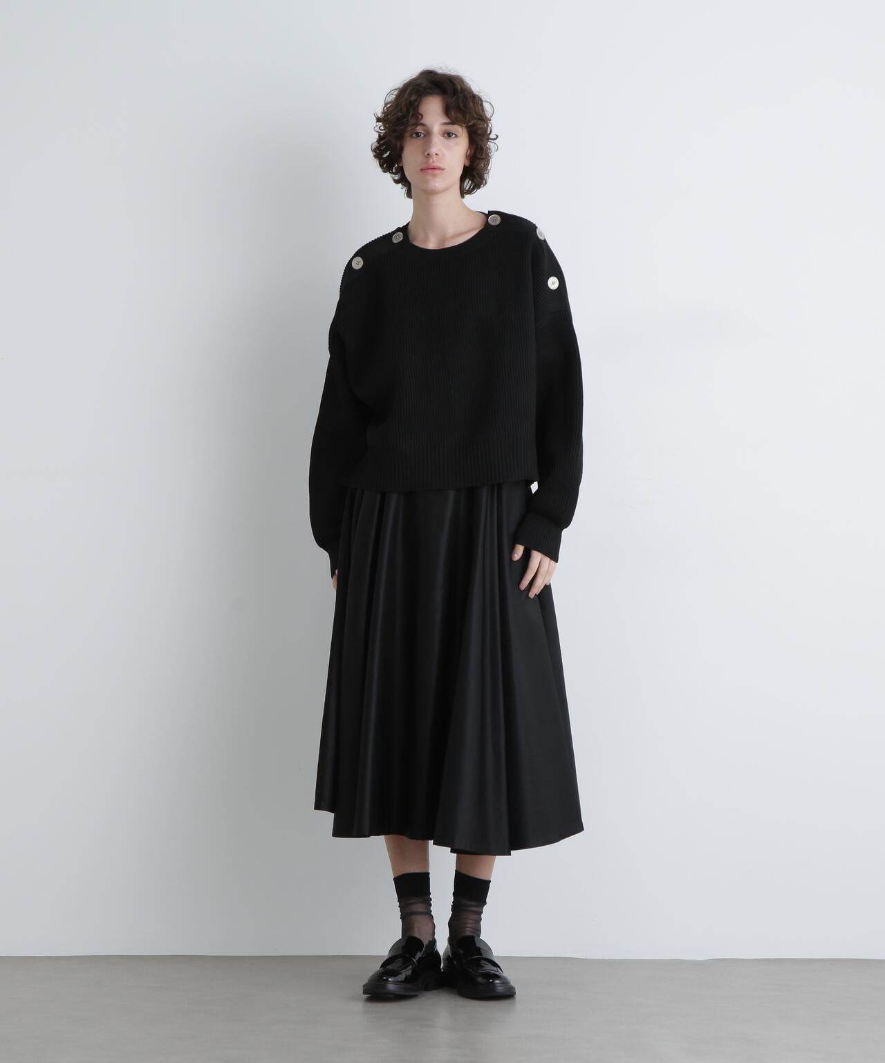 <UNiPH>ブライトナイロンスカート