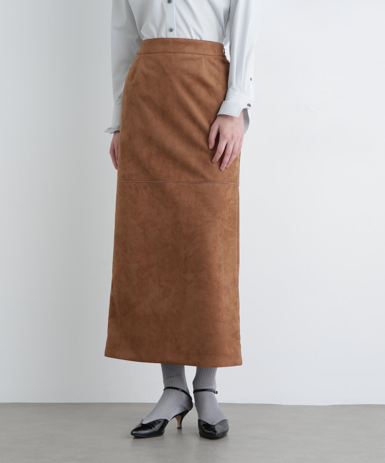 <UNiPH>フェイクスウェードスカート