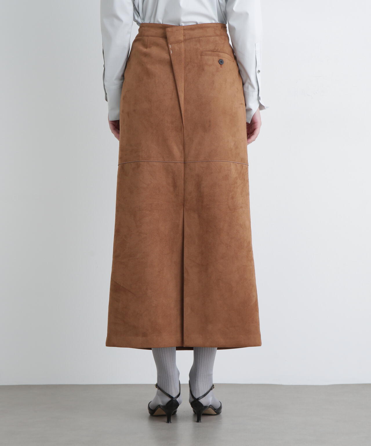 <UNiPH>フェイクスウェードスカート