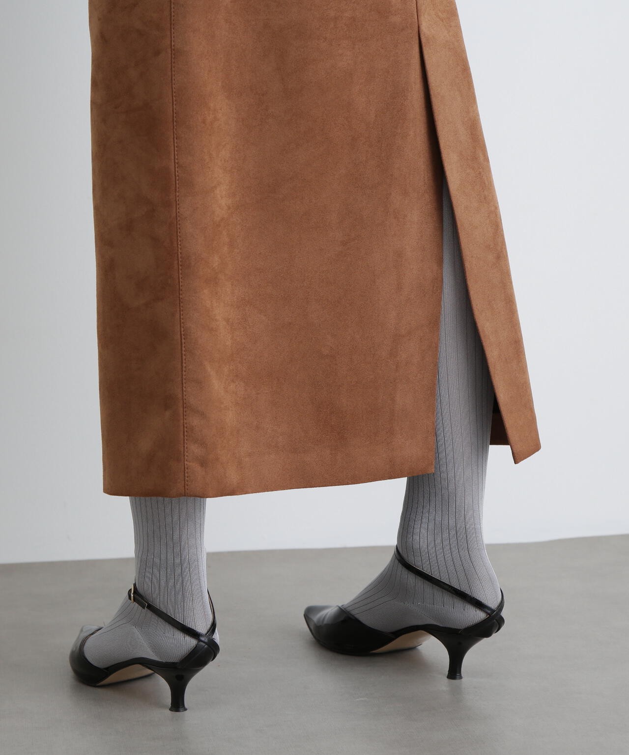 <UNiPH>フェイクスウェードスカート