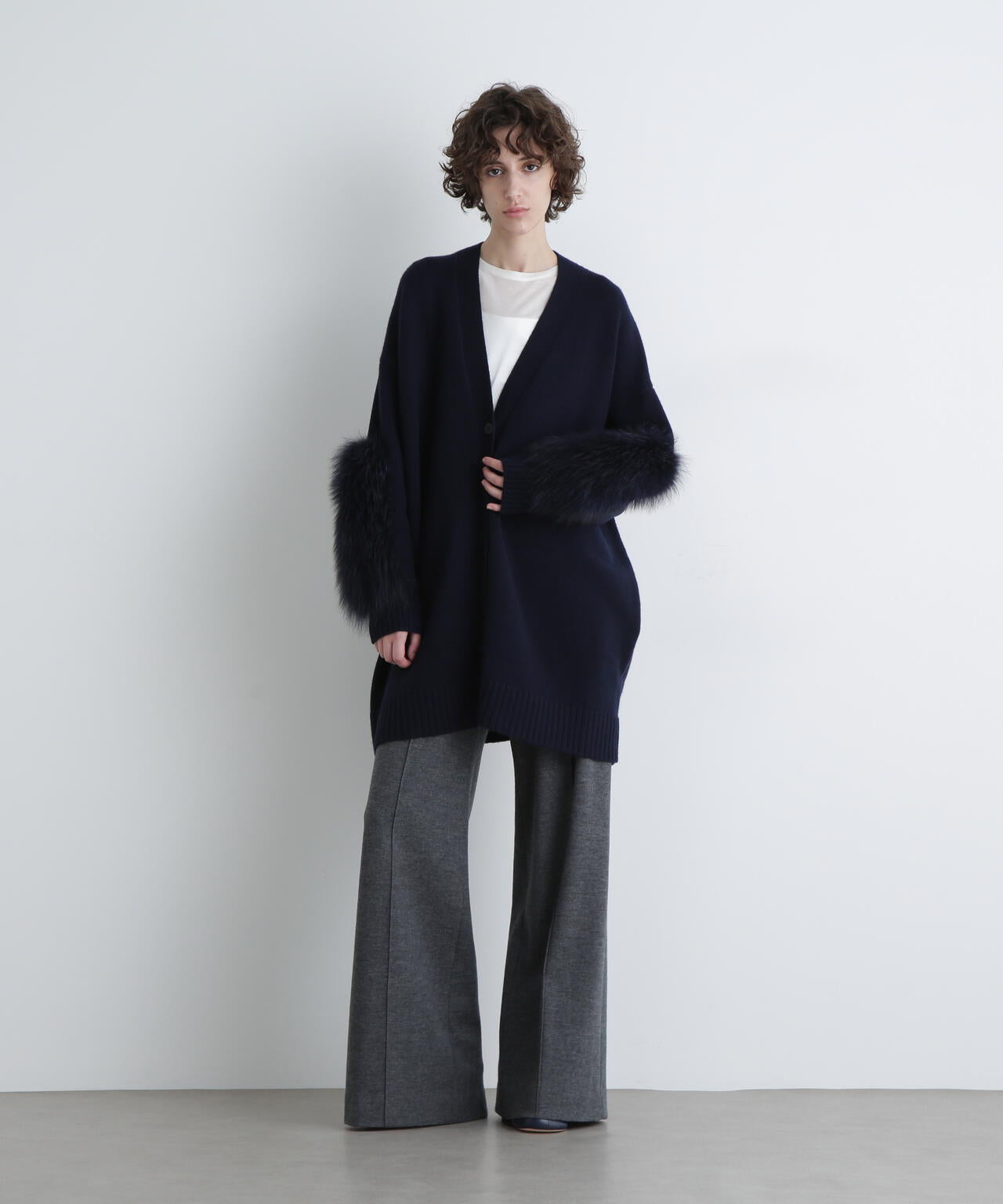 <UNiPH>コンプレストウールパンツ