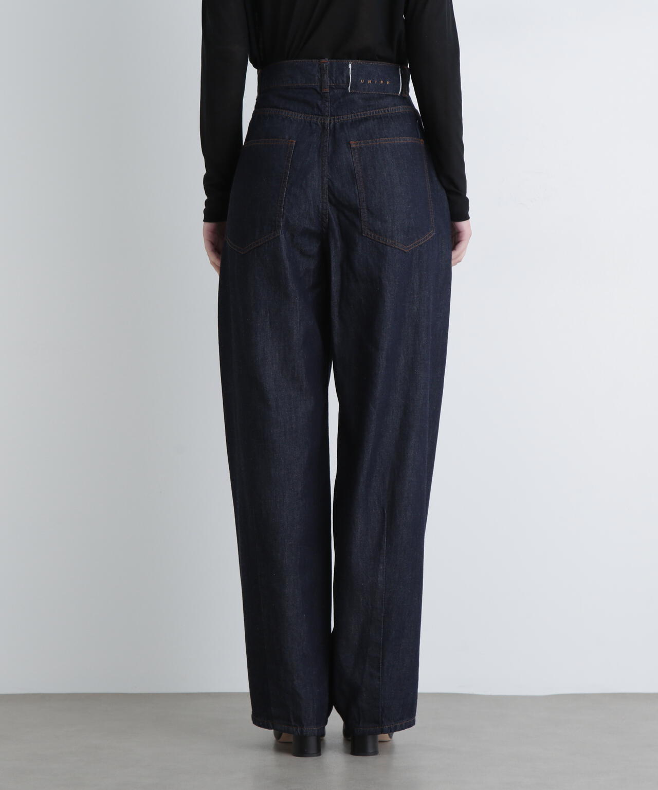 <UNiPH>バレルデニムパンツ