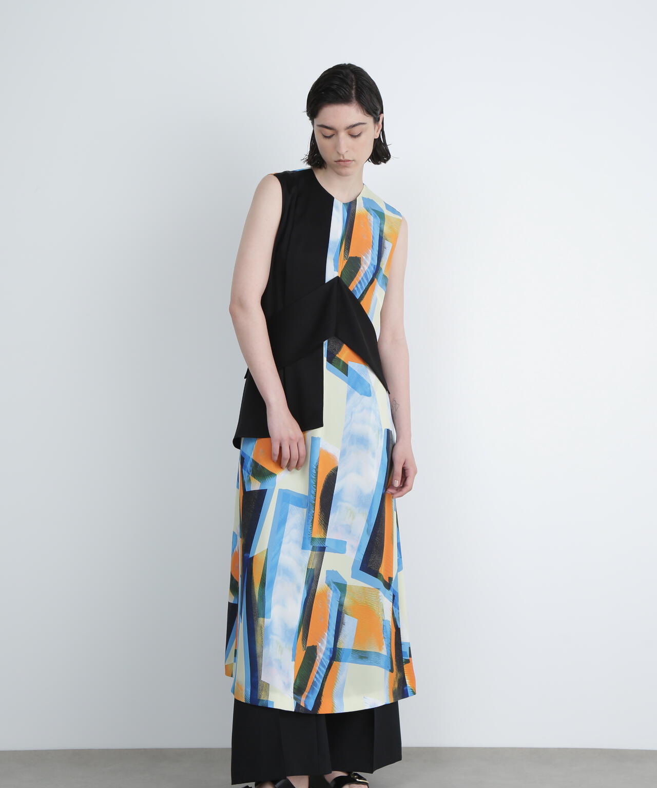 <UNiPH>スカイスクレイパープリントワンピース