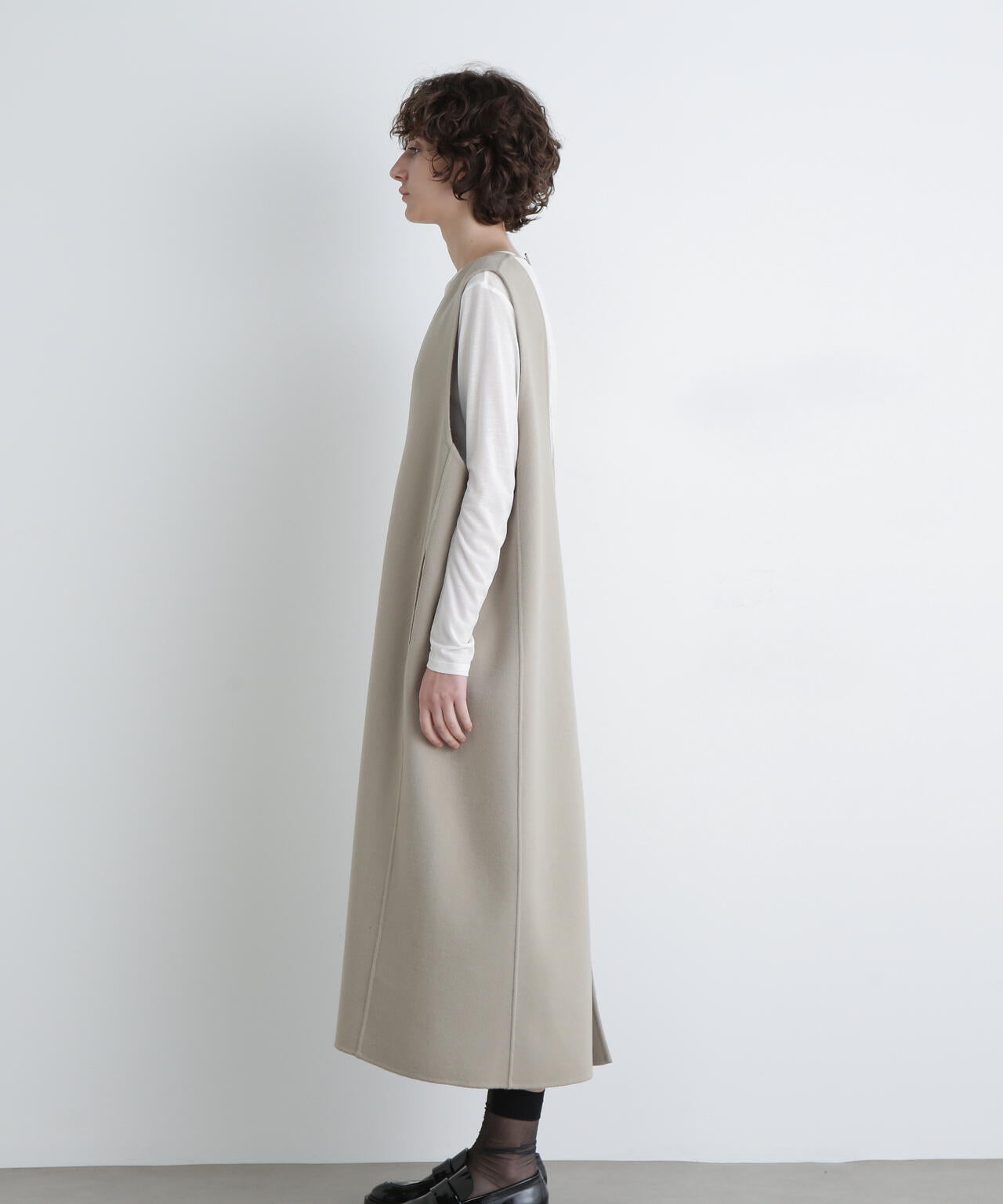 <UNiPH>ソリッドウールリバーワンピース