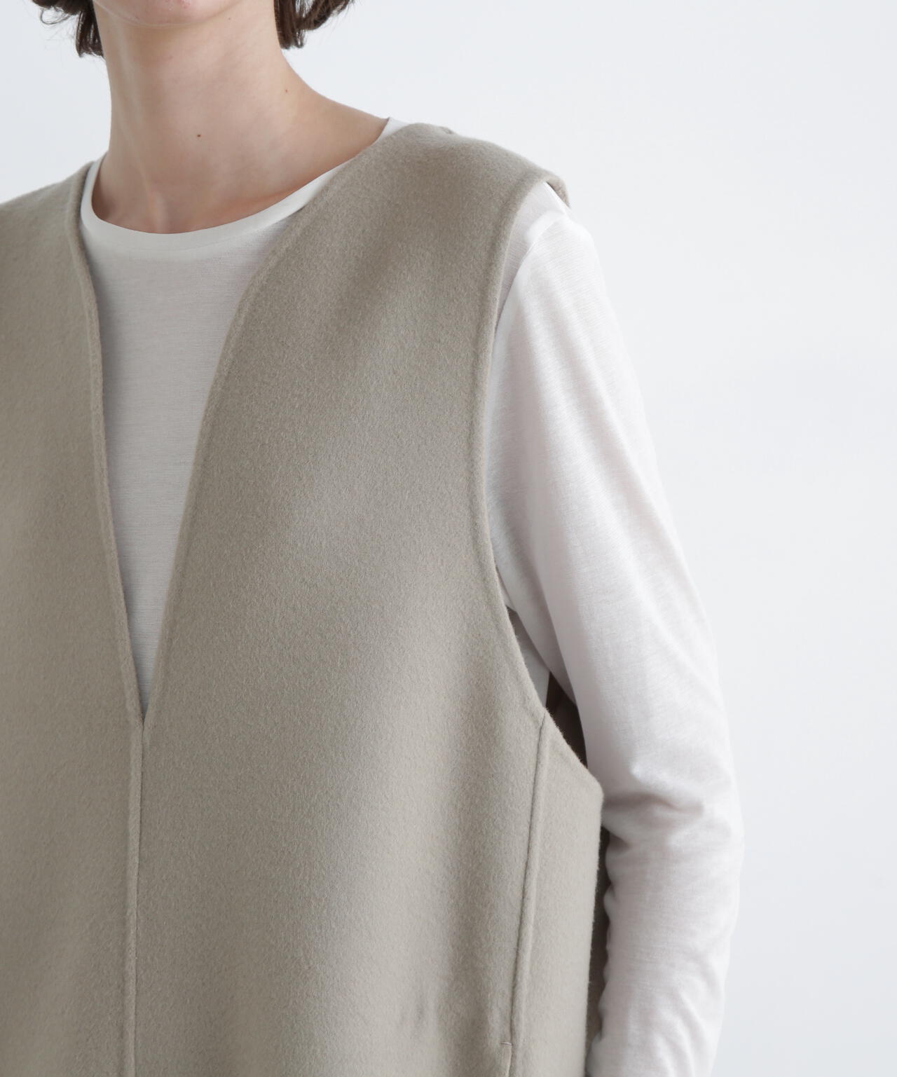 <UNiPH>ソリッドウールリバーワンピース