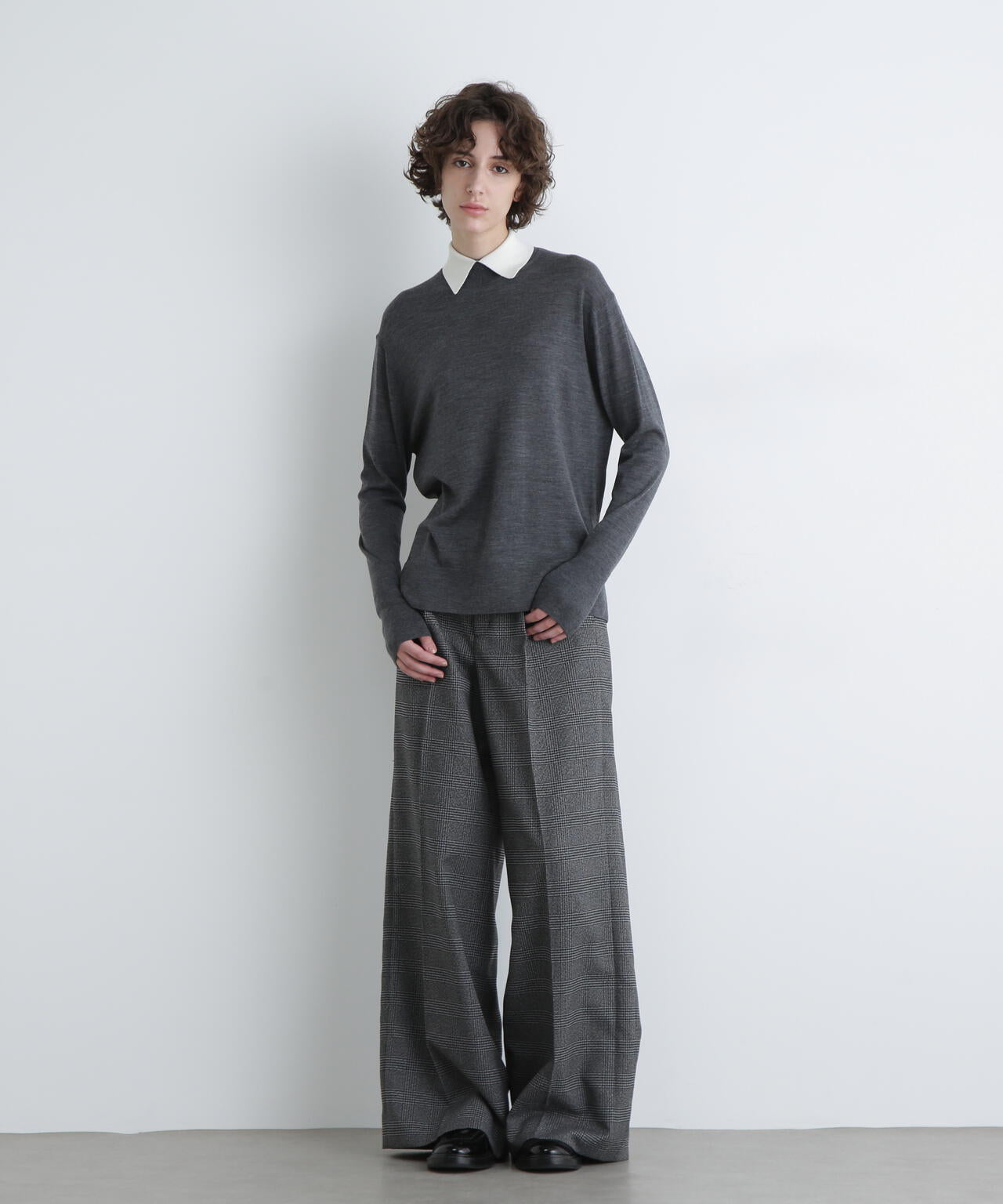 <UNiPH>ウールハイゲージニットプルオーバー