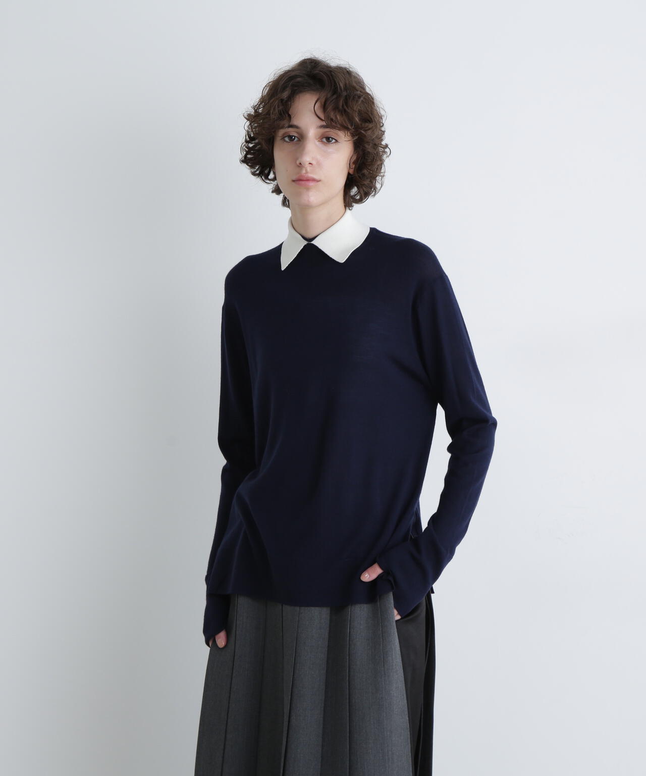 <UNiPH>ウールハイゲージニットプルオーバー