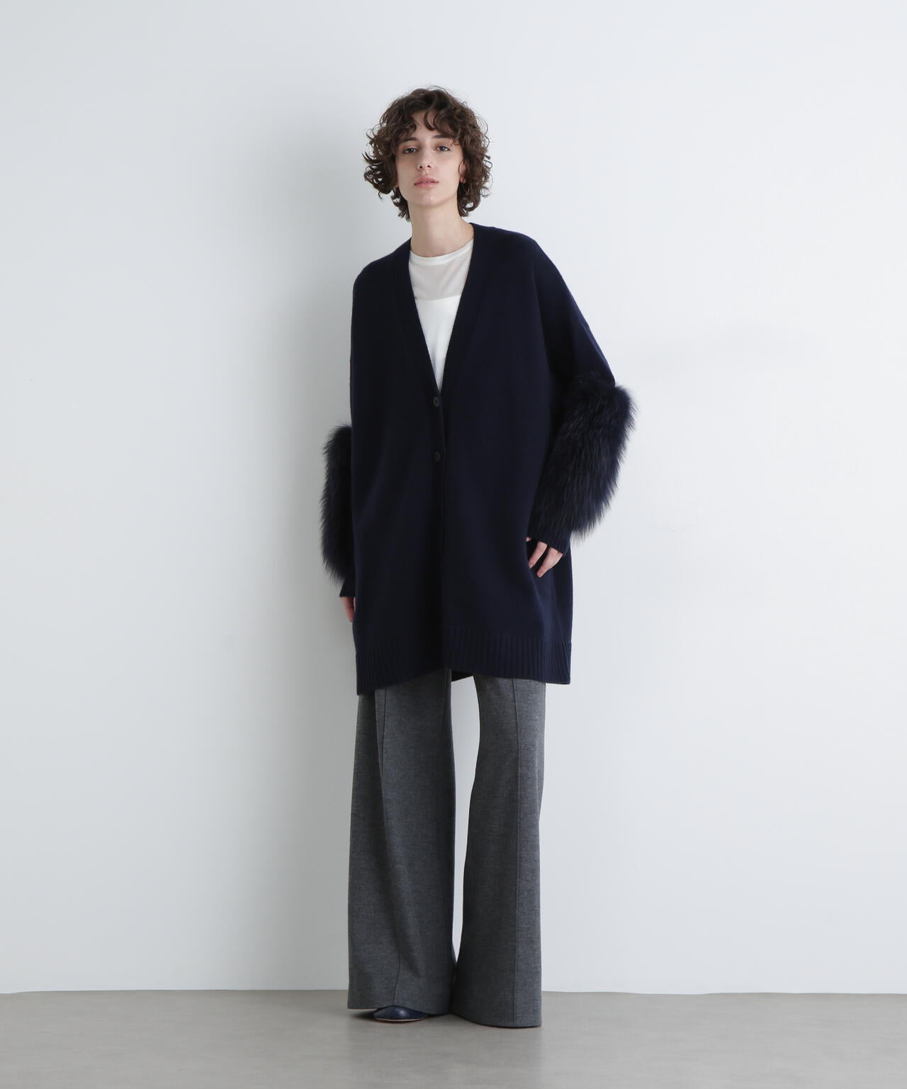 <UNiPH>コージーニットカーディガン