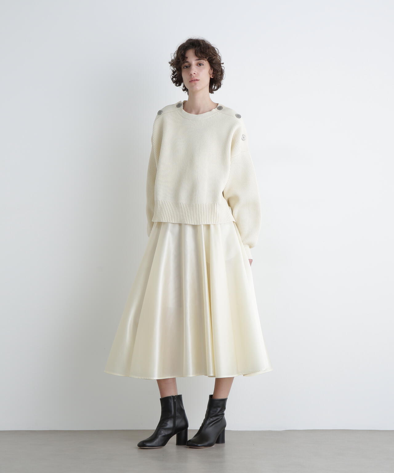 <UNiPH>ボタンニットプルオーバー