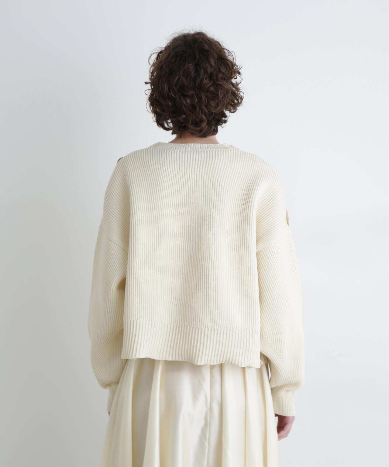 <UNiPH>ボタンニットプルオーバー
