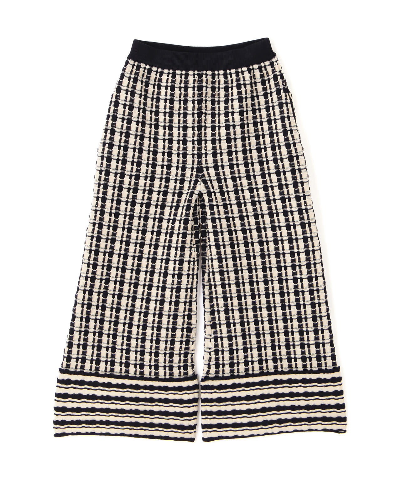 <UNiPH>ウェービージャガードニットパンツ