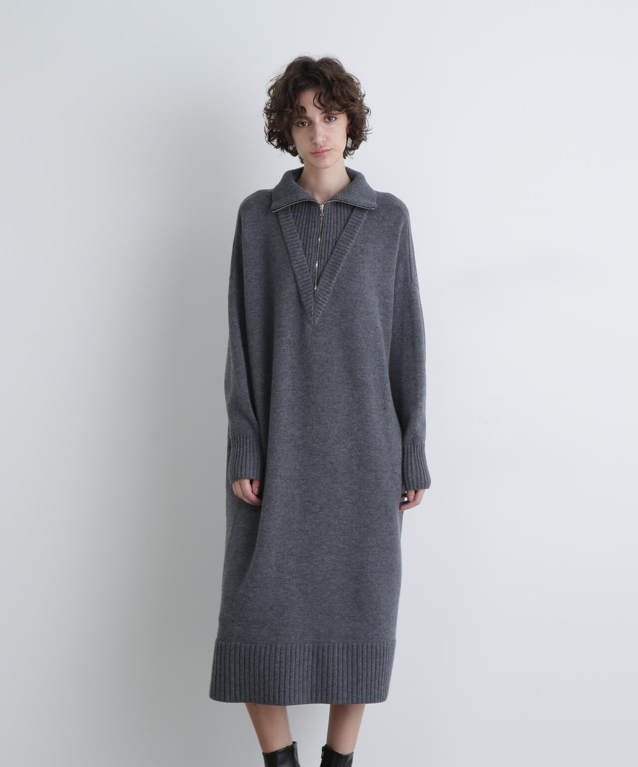 <UNiPH>コージーニットワンピース