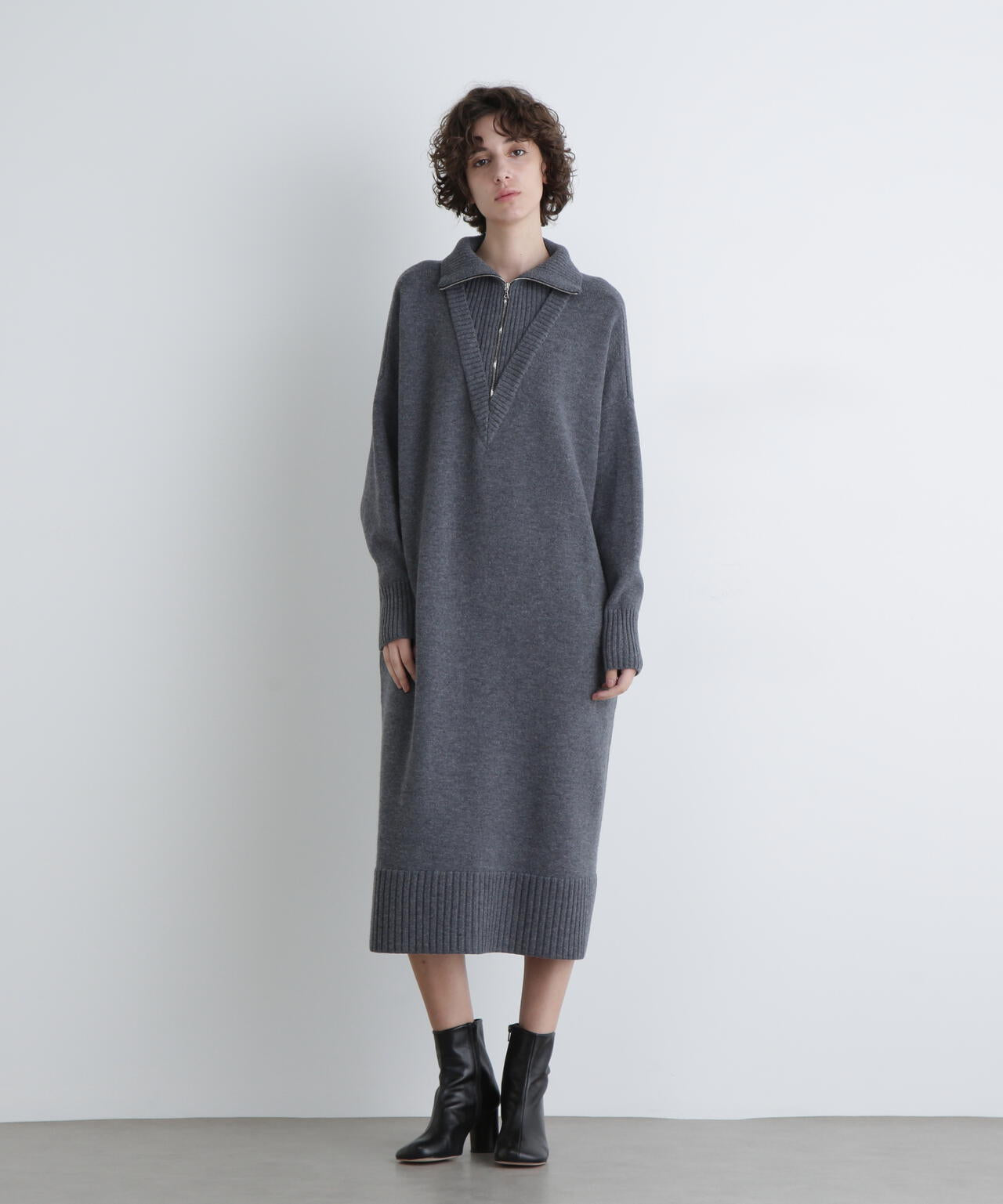 <UNiPH>コージーニットワンピース