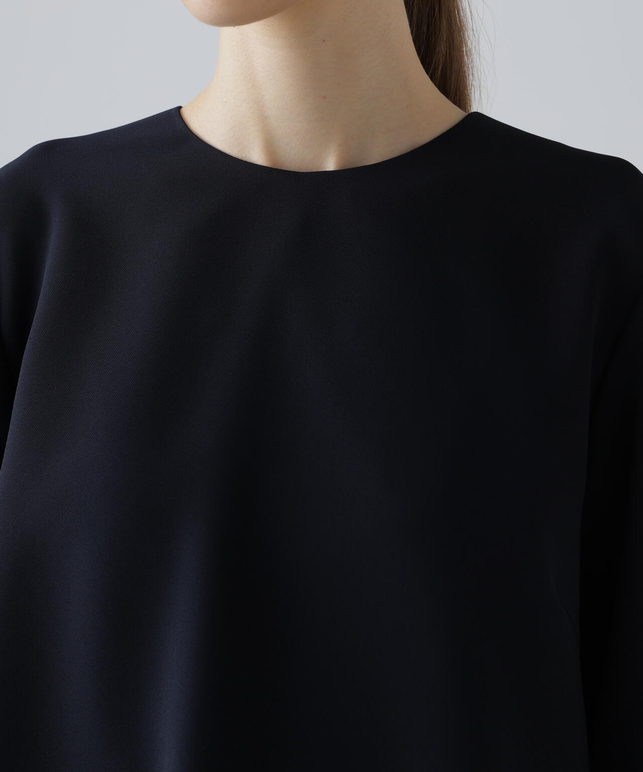 ストレッチジョーゼットブラウス