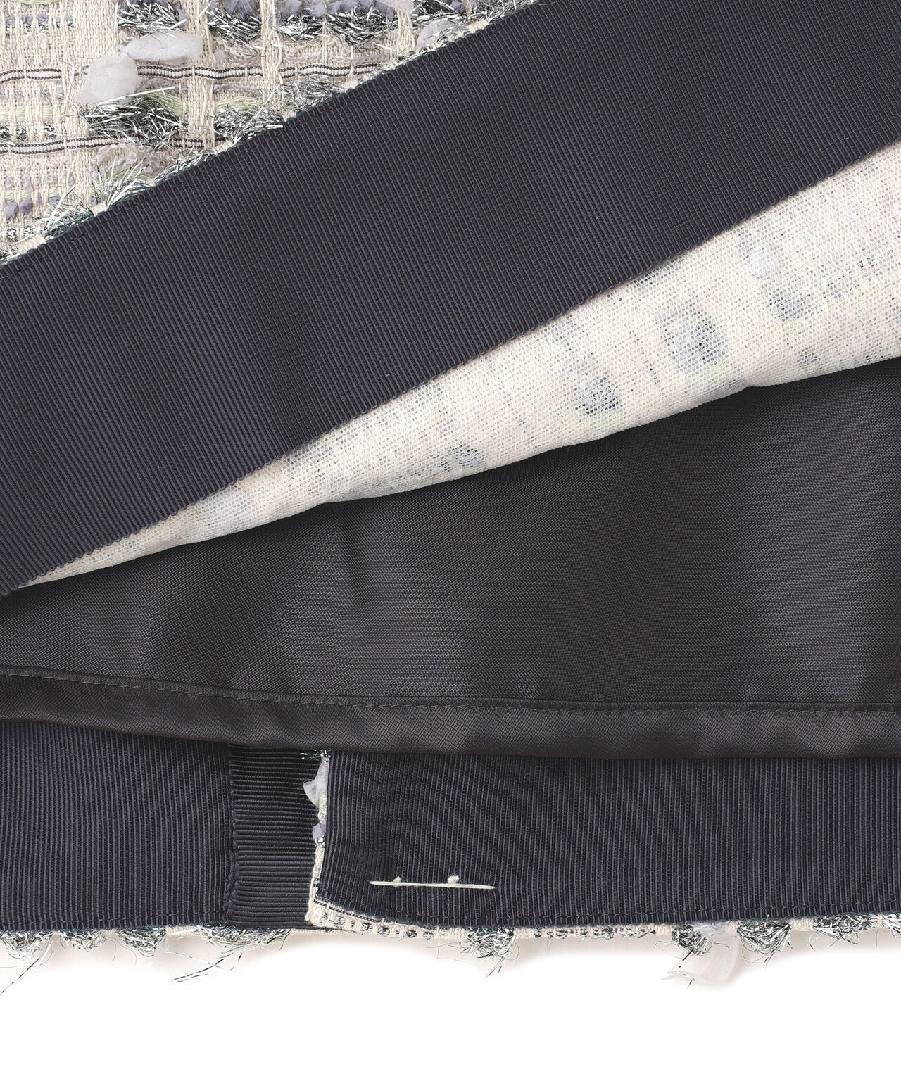 <BLACK LABEL>MALHIAプランタンツイードスカート