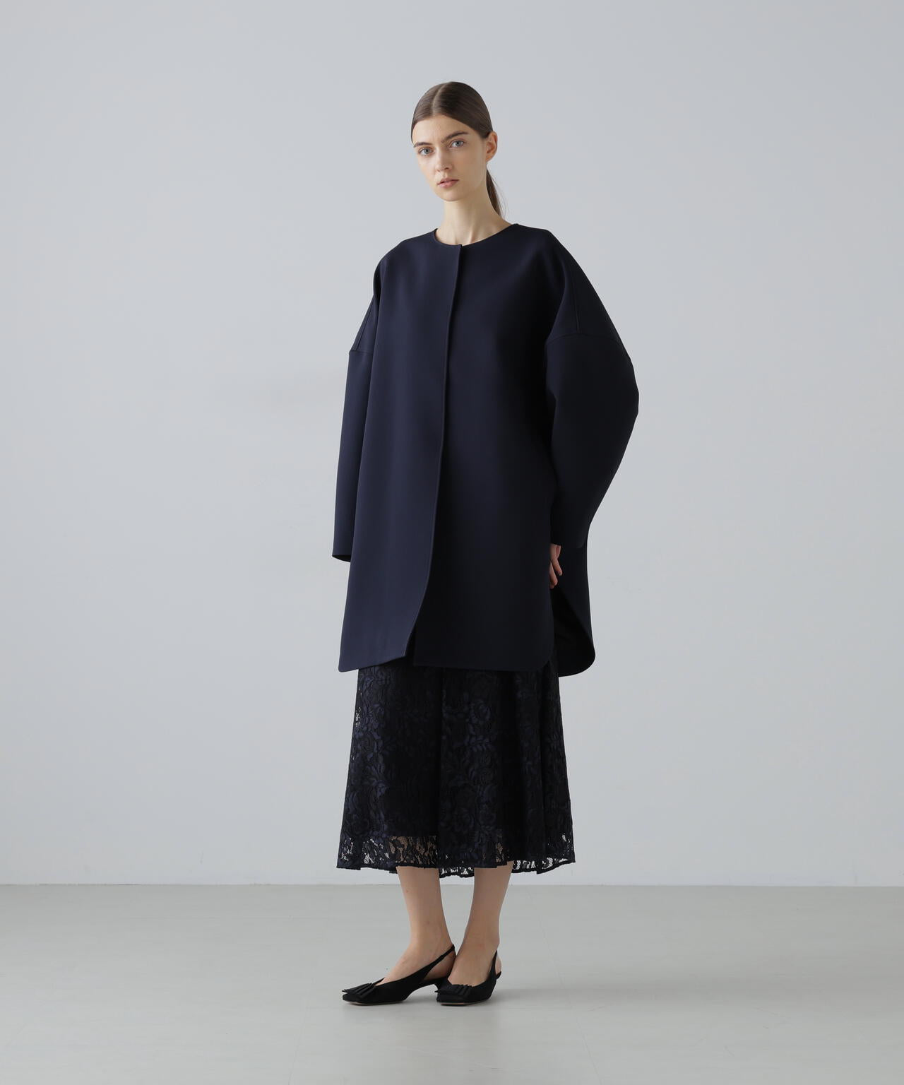 ストレッチジョーゼットスカート