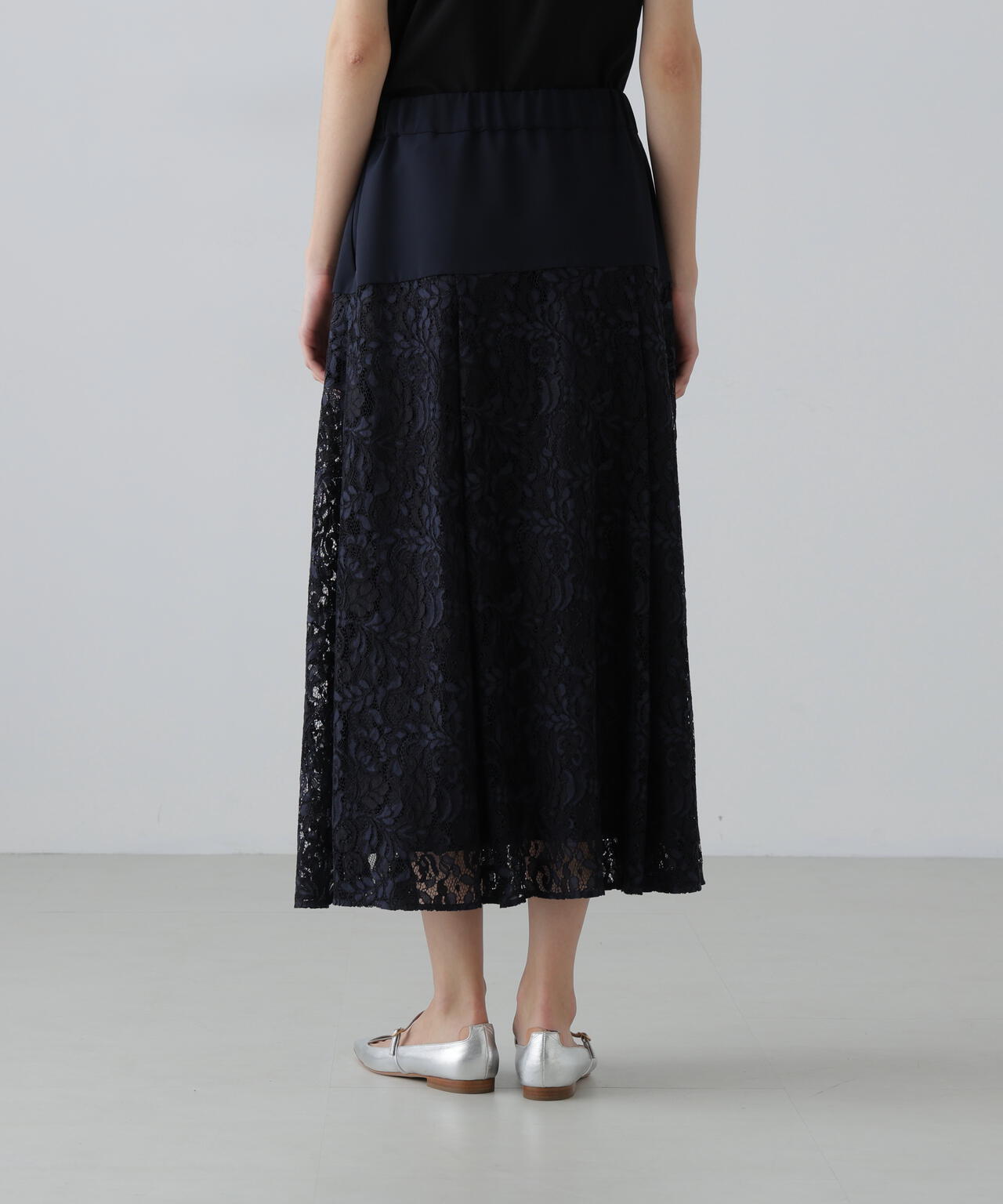 ストレッチジョーゼットスカート