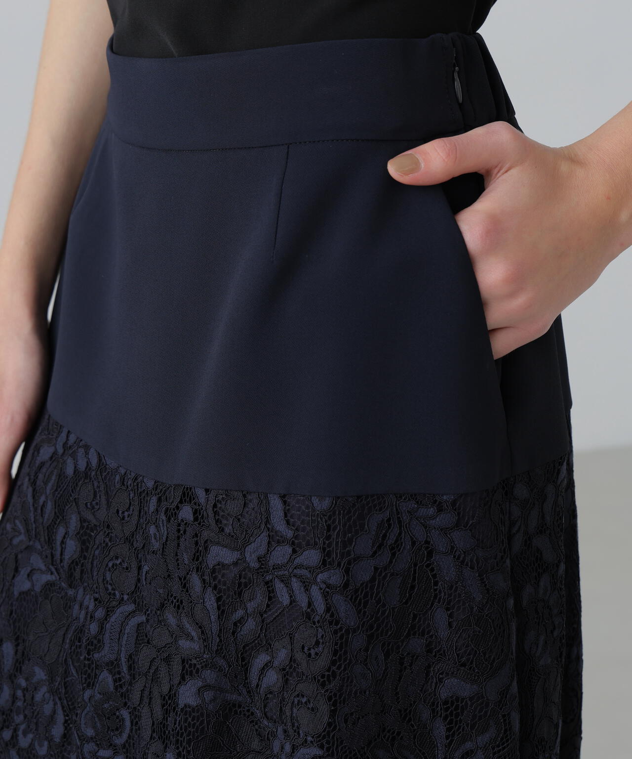 ストレッチジョーゼットスカート