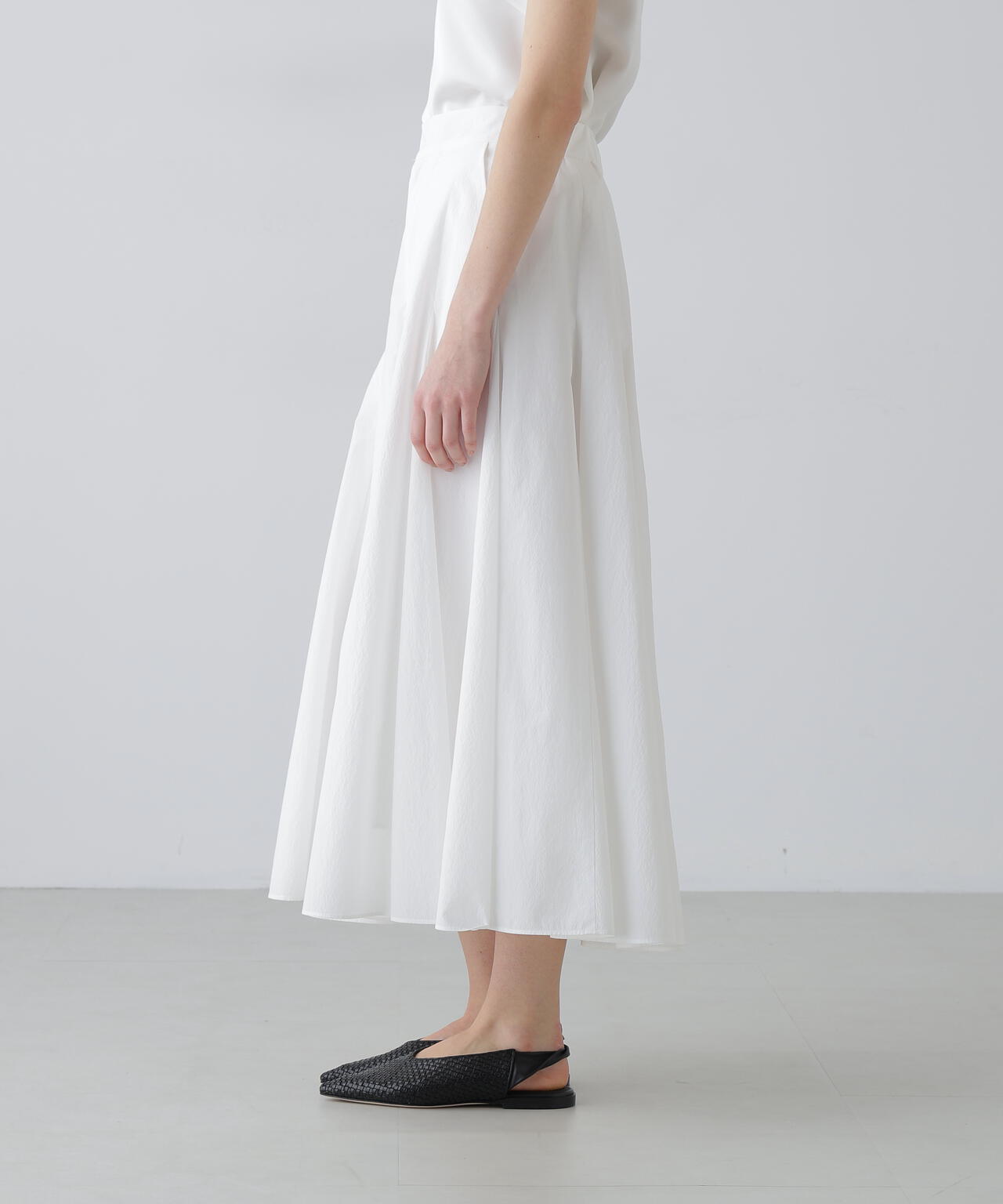 ペーパーライクナイロンスカート