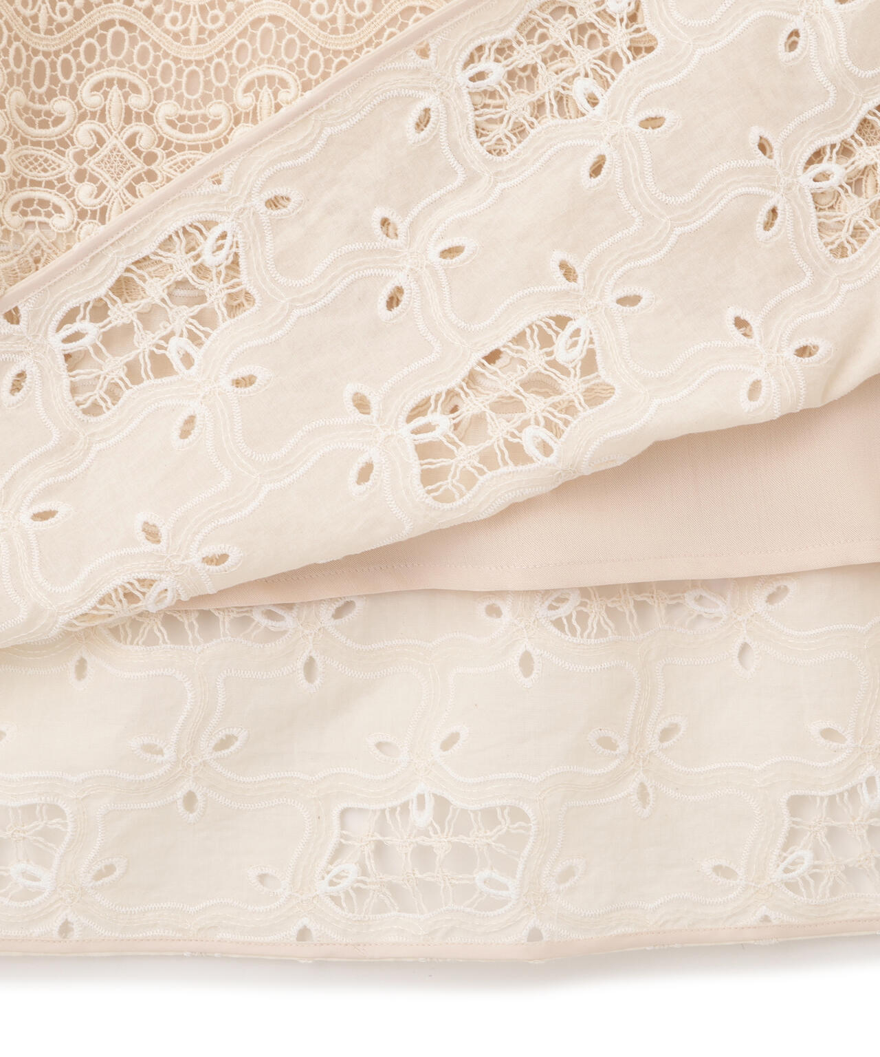 ラティスエンブロイダリースカート