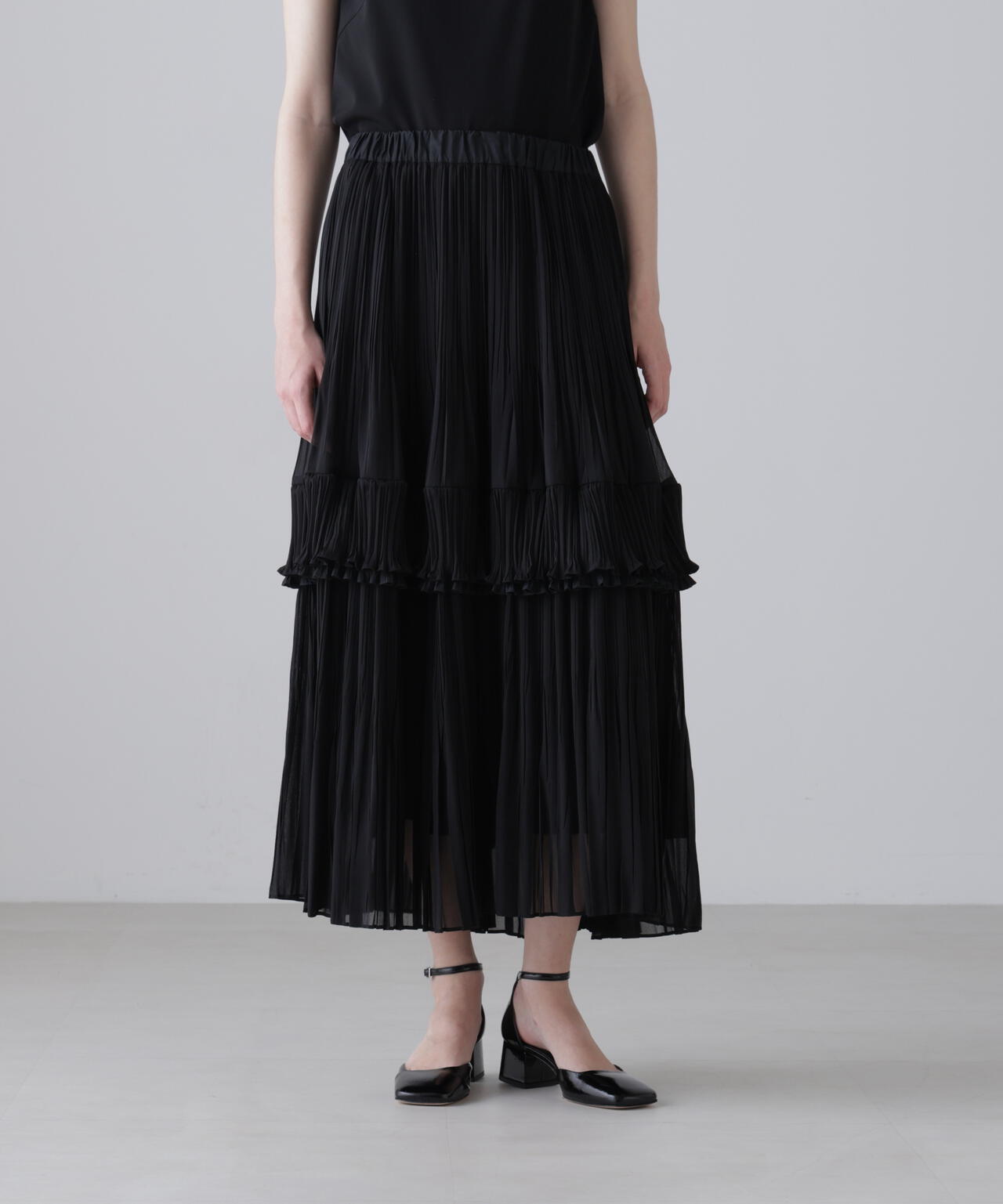 <BLACK LABEL>ドライタッチシアースカート