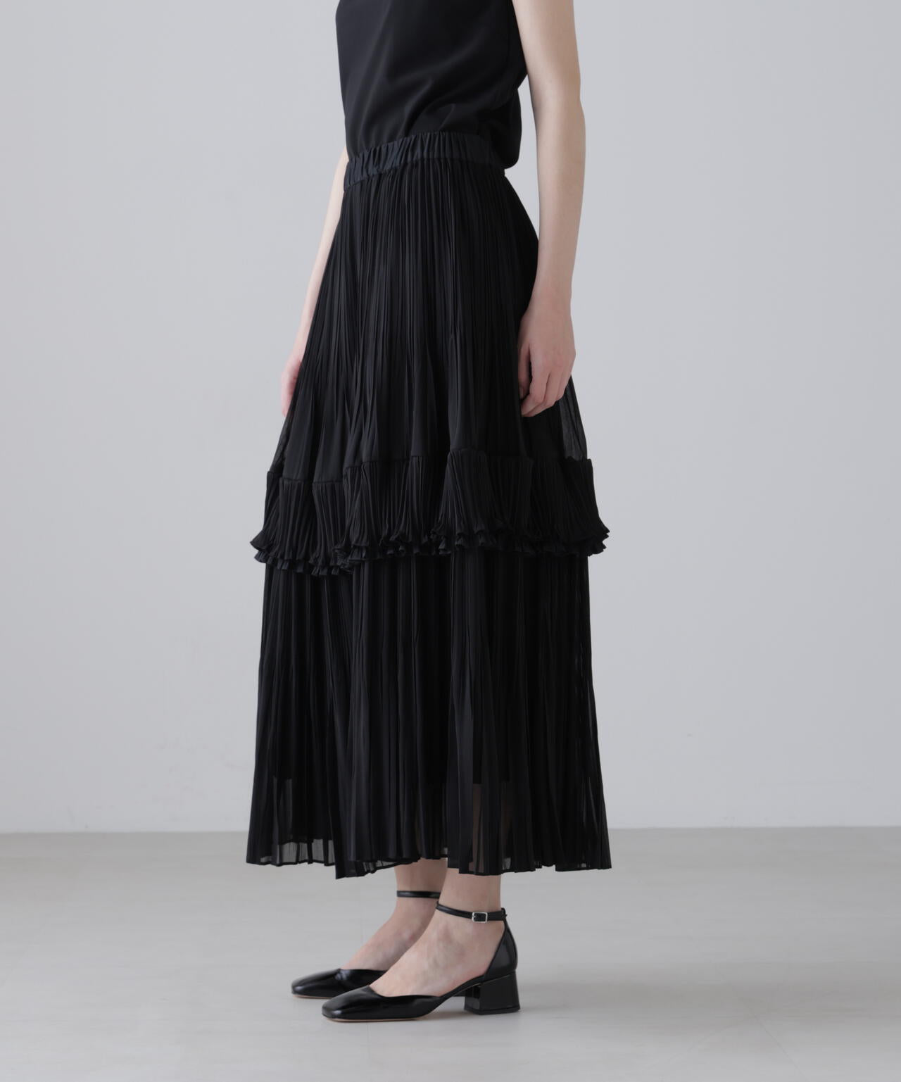 <BLACK LABEL>ドライタッチシアースカート