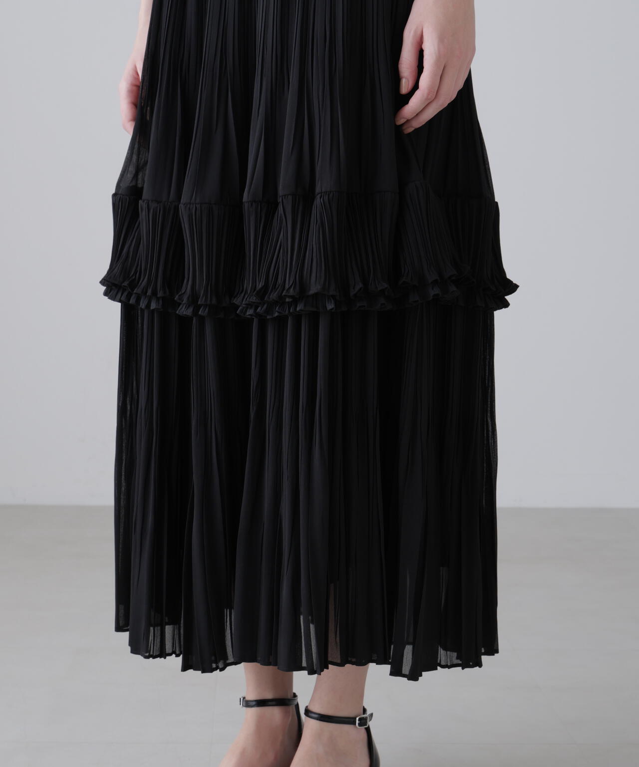 <BLACK LABEL>ドライタッチシアースカート
