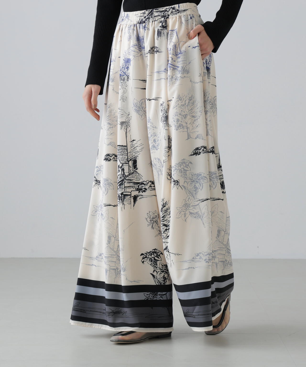 サウダージプリントパンツ