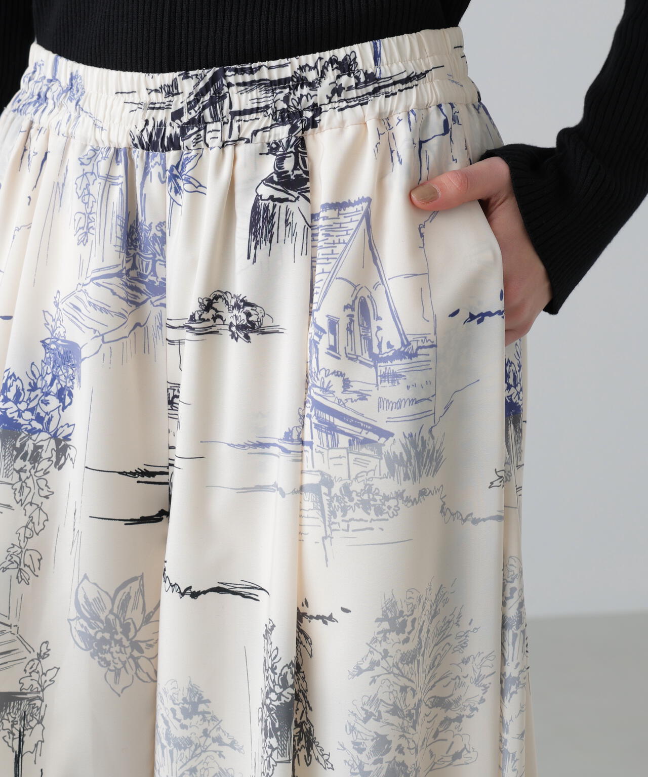 サウダージプリントパンツ