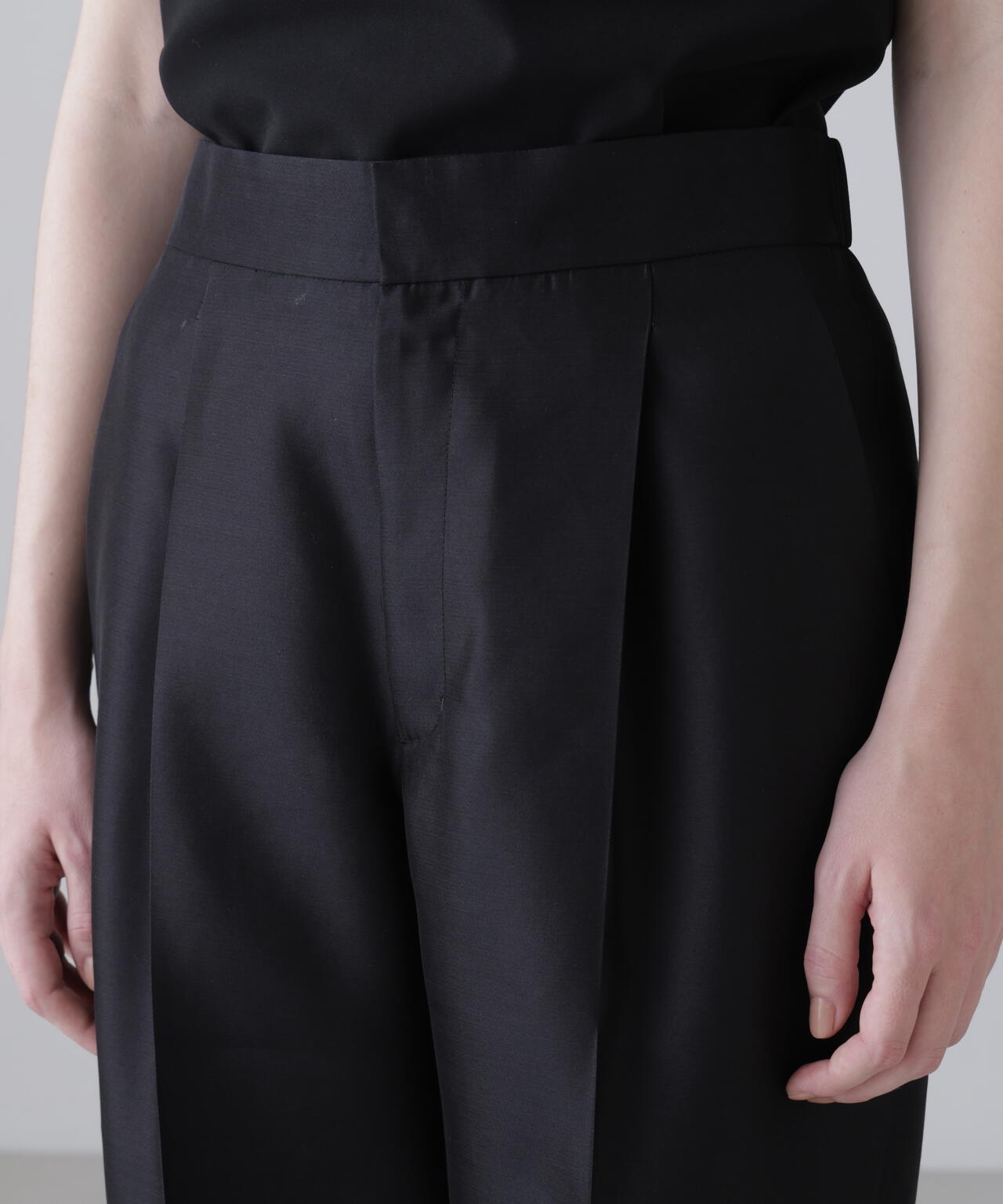 <BLACK LABEL>シルクダブルクロスパンツ
