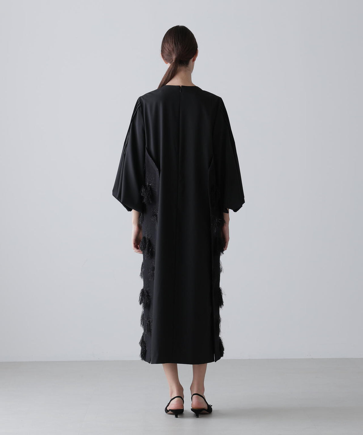 <BLACK LABEL>MALHIAウィーピングジャガードワンピース