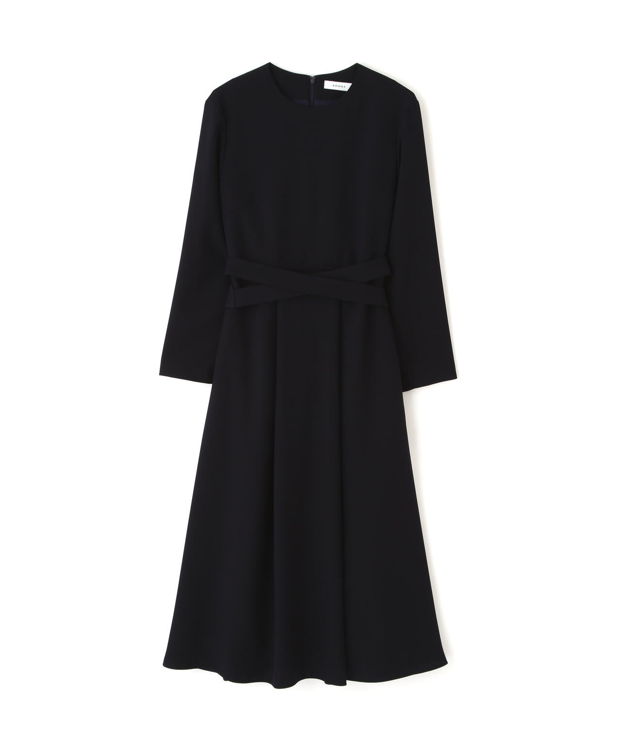 パウダリーダブルサテンワンピース