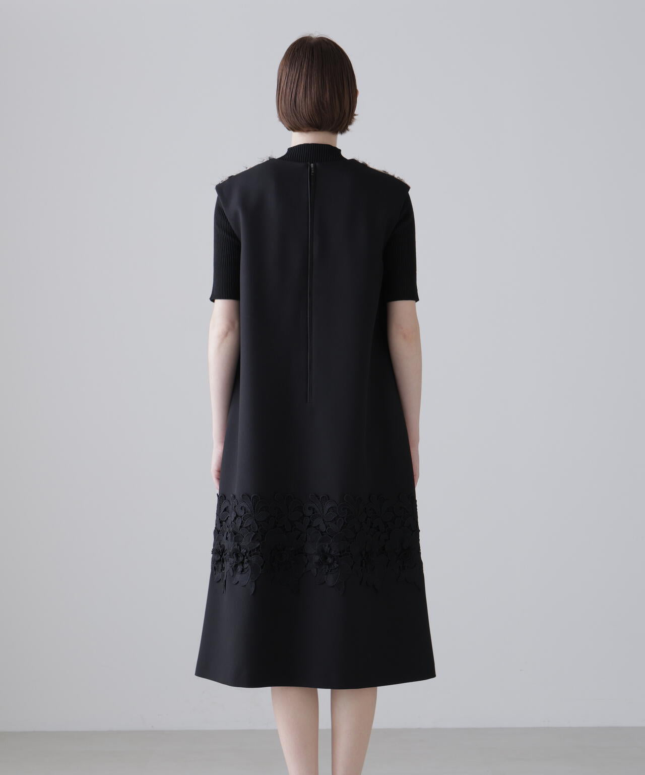 <BLACK LABEL>MALHIAデコラティブツイードワンピース