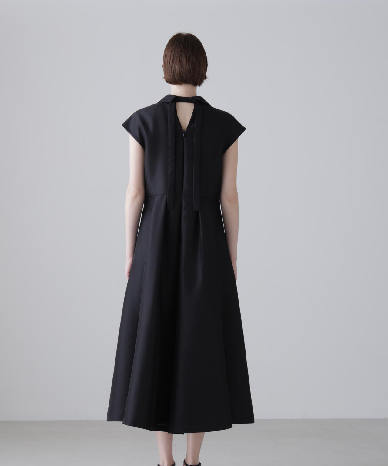 <BLACK LABEL>シルクダブルクロスワンピース