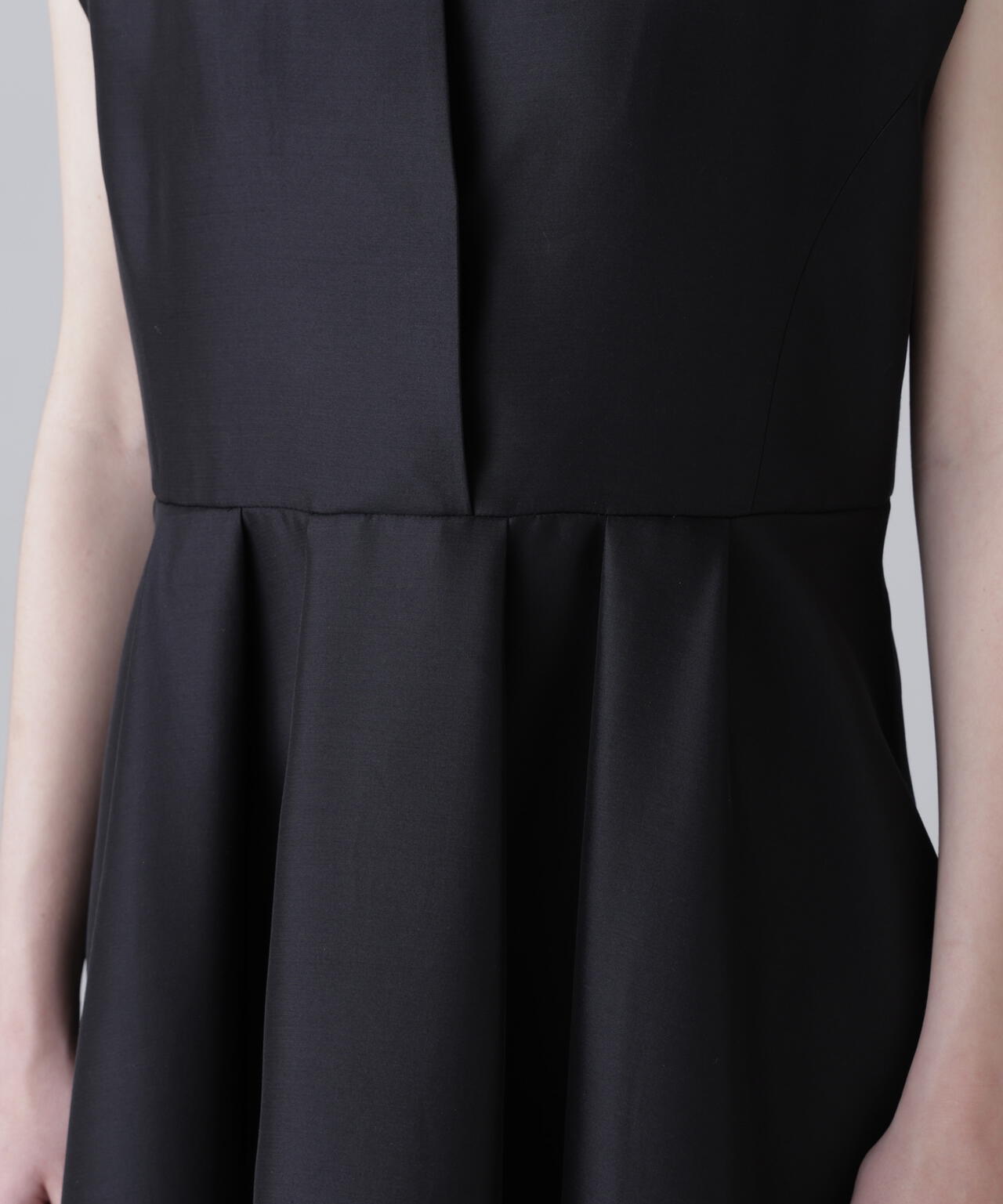 <BLACK LABEL>シルクダブルクロスワンピース