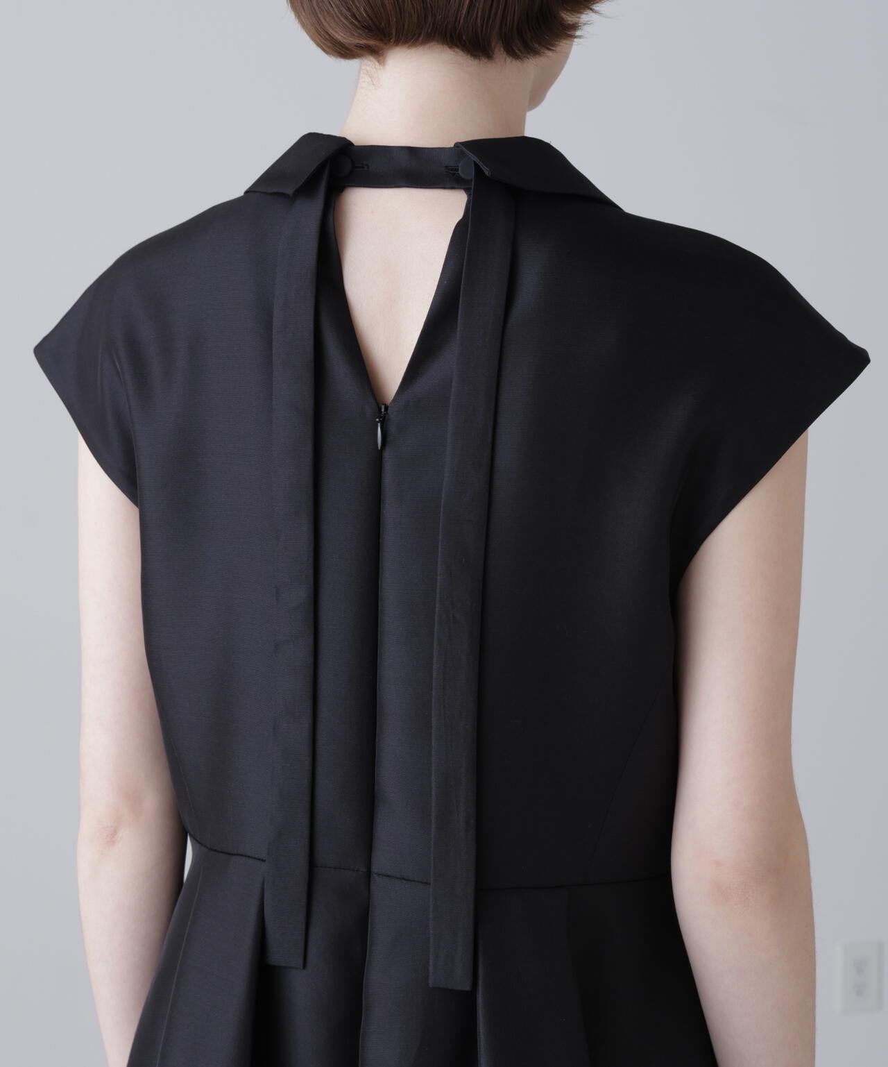 <BLACK LABEL>シルクダブルクロスワンピース