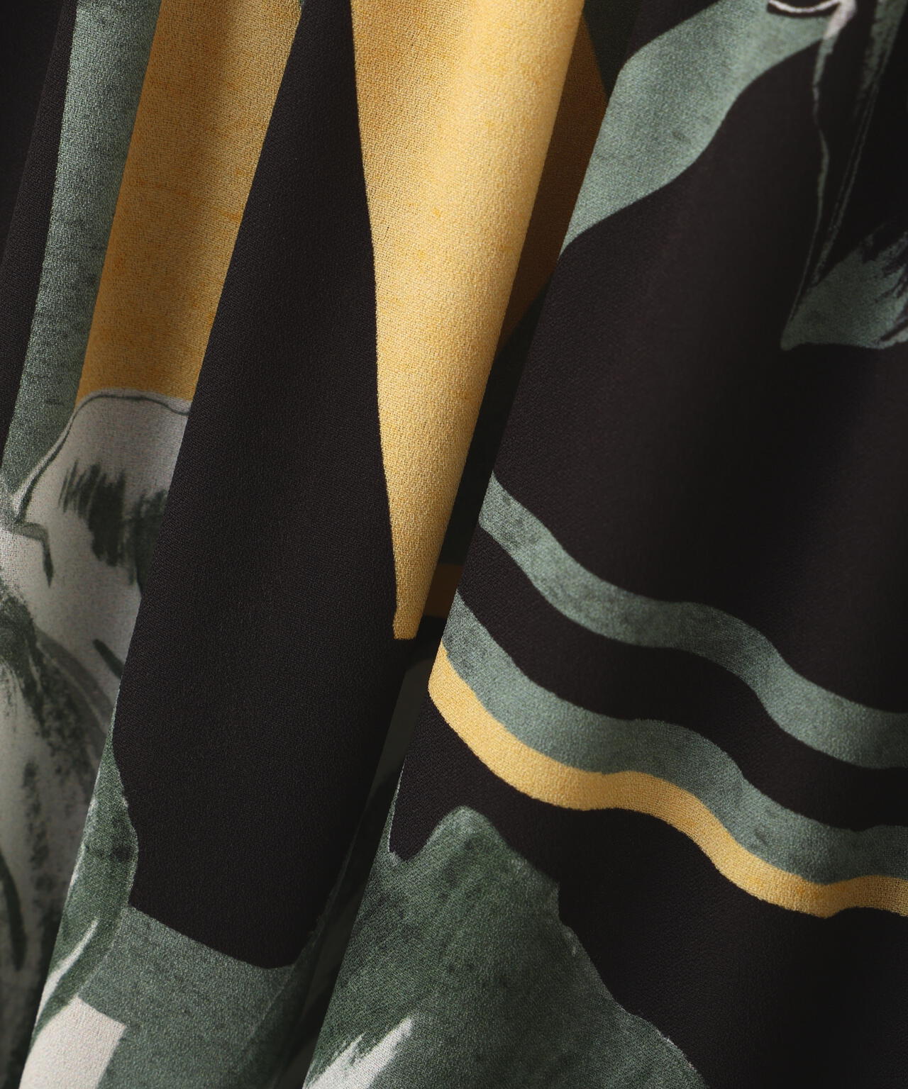 パナマプリントワンピース