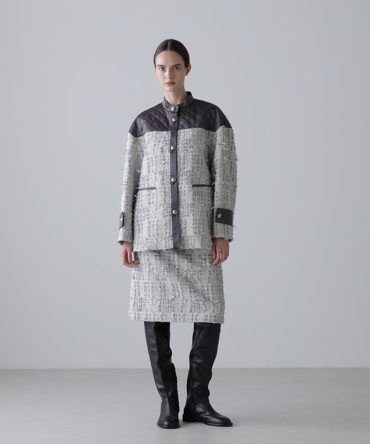 <BLACK LABEL>MALHIAプランタンツイードジャケット