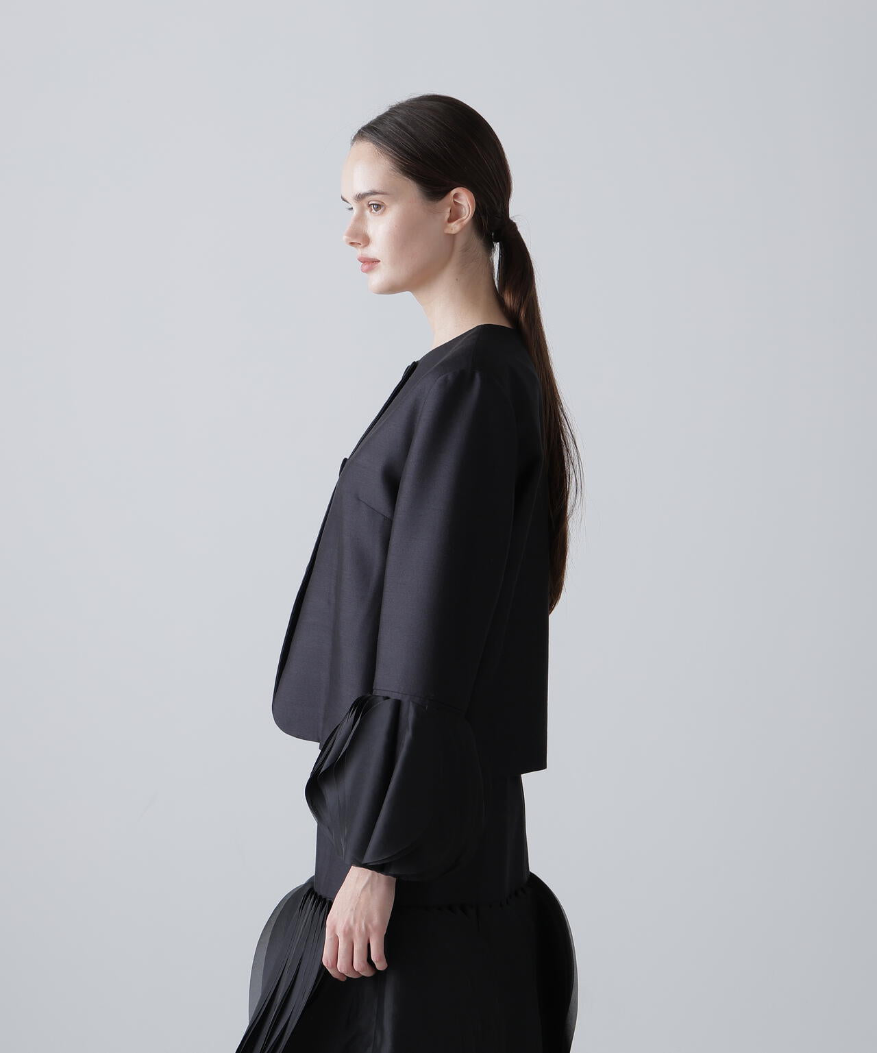 <BLACK LABEL>シルクウールツイルジャケット