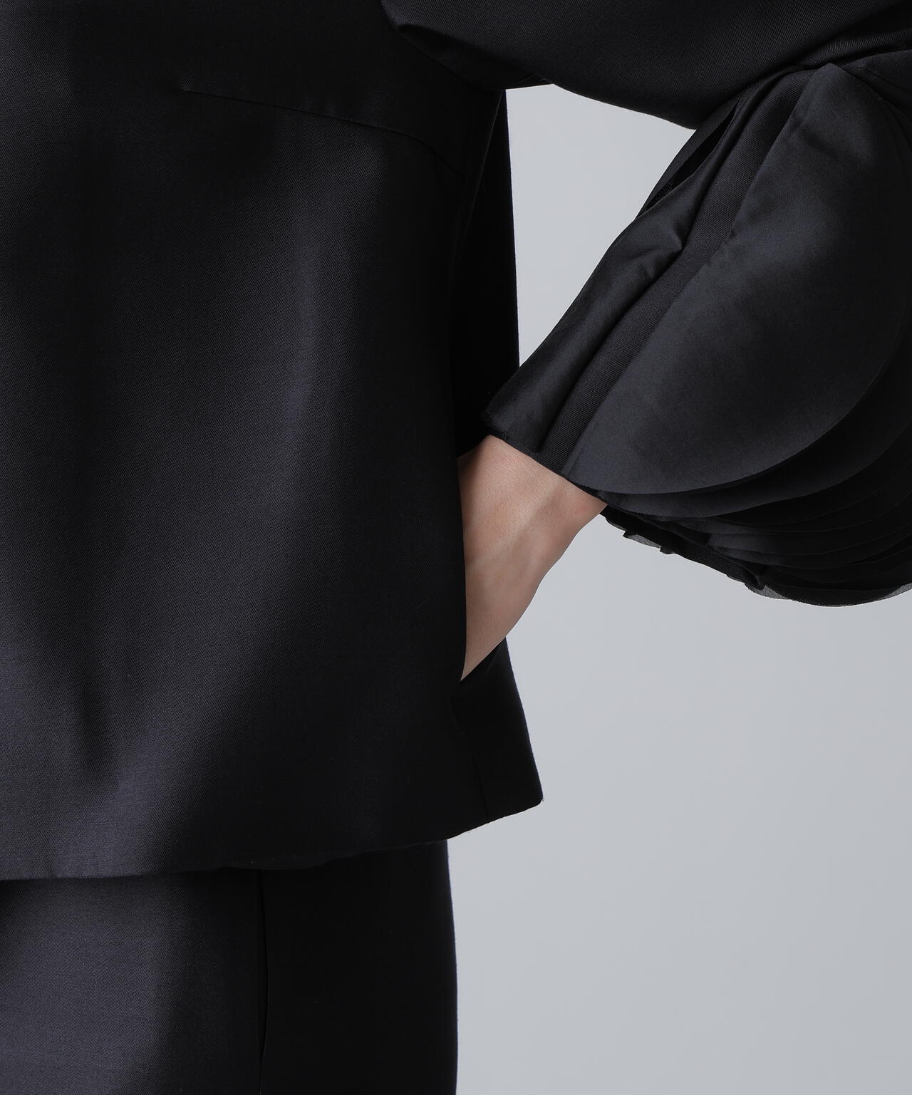 <BLACK LABEL>シルクウールツイルジャケット