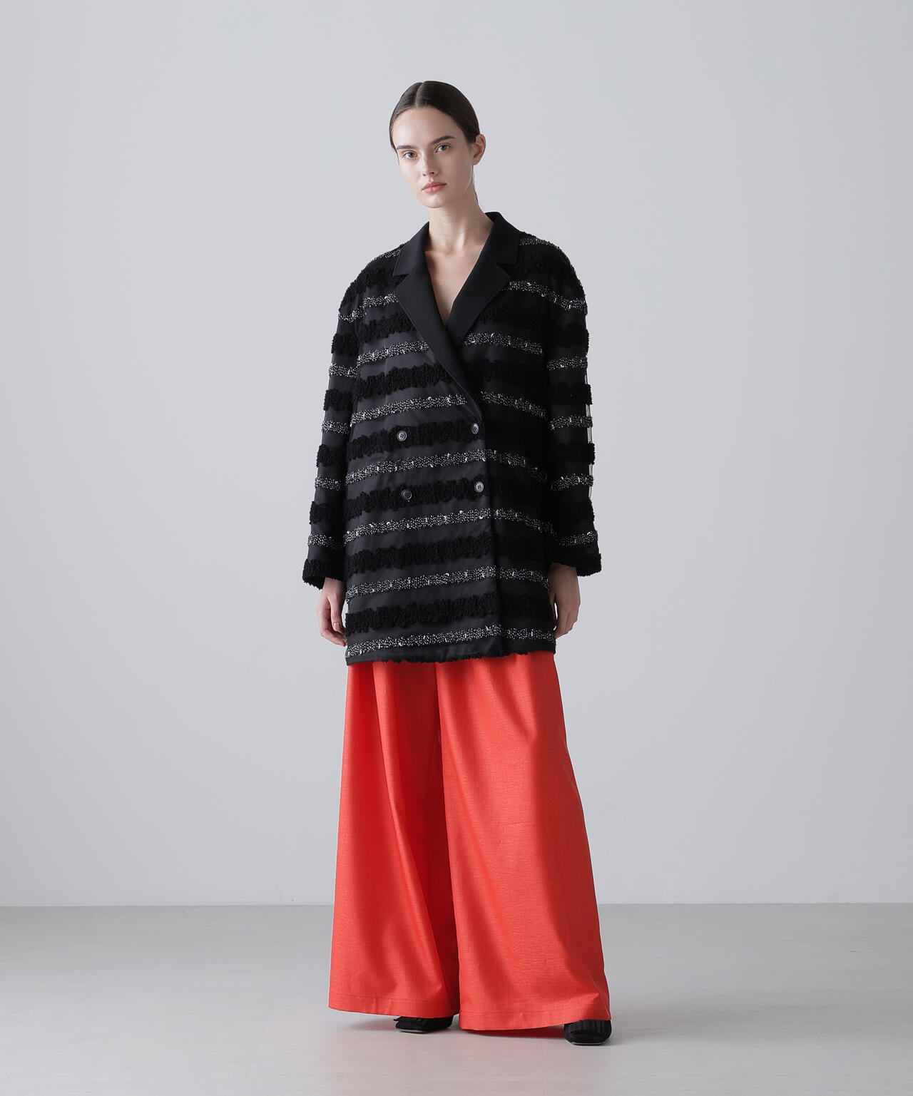 チャンキーテープボーダージャケット