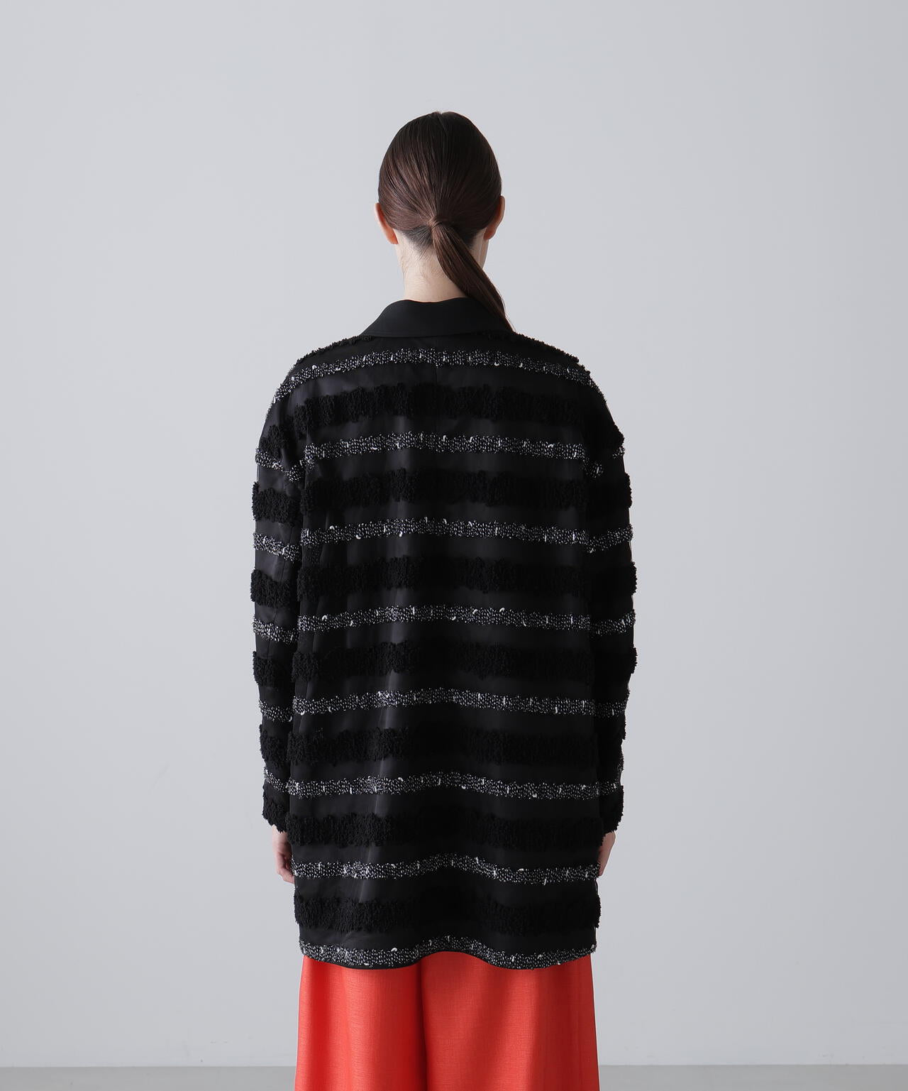 チャンキーテープボーダージャケット