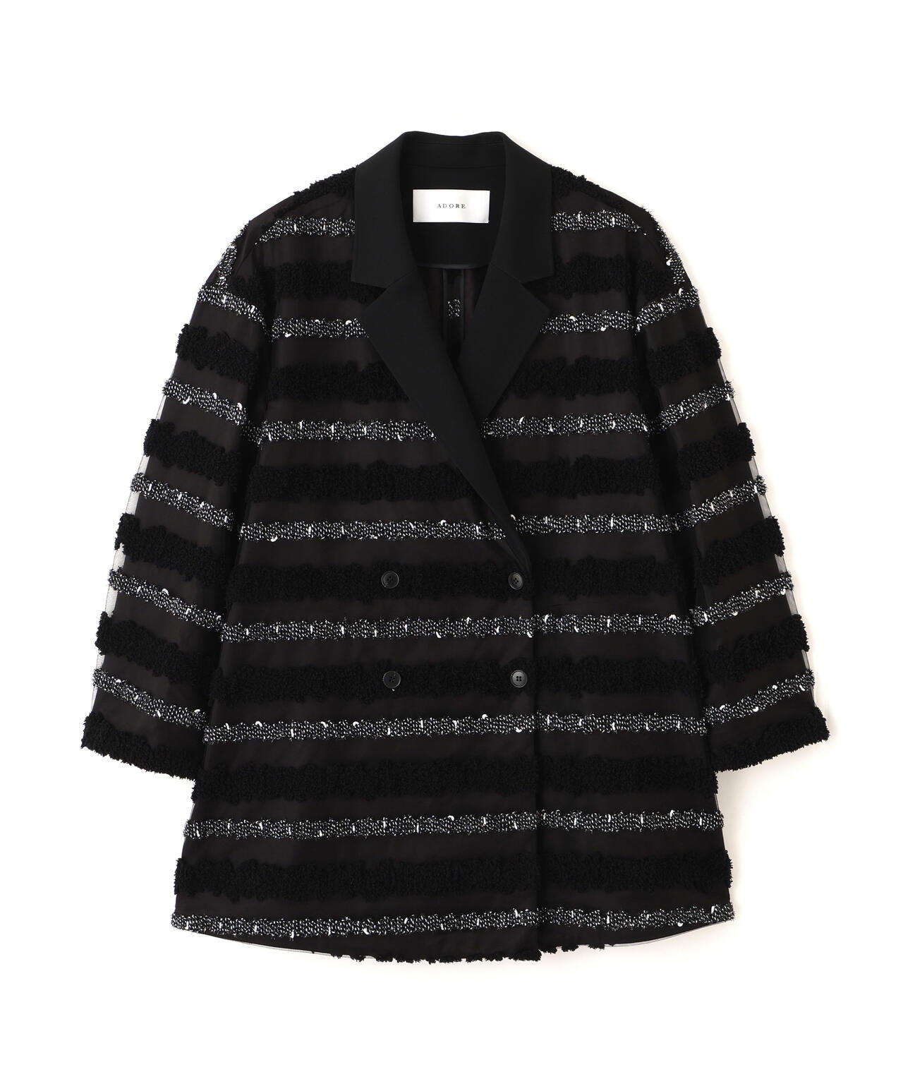 チャンキーテープボーダージャケット