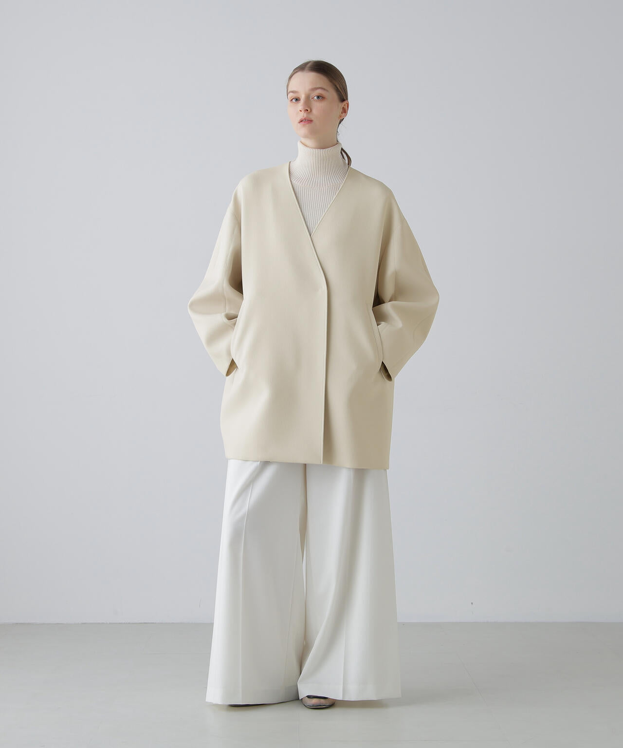 バイカラーボンディングジャケット