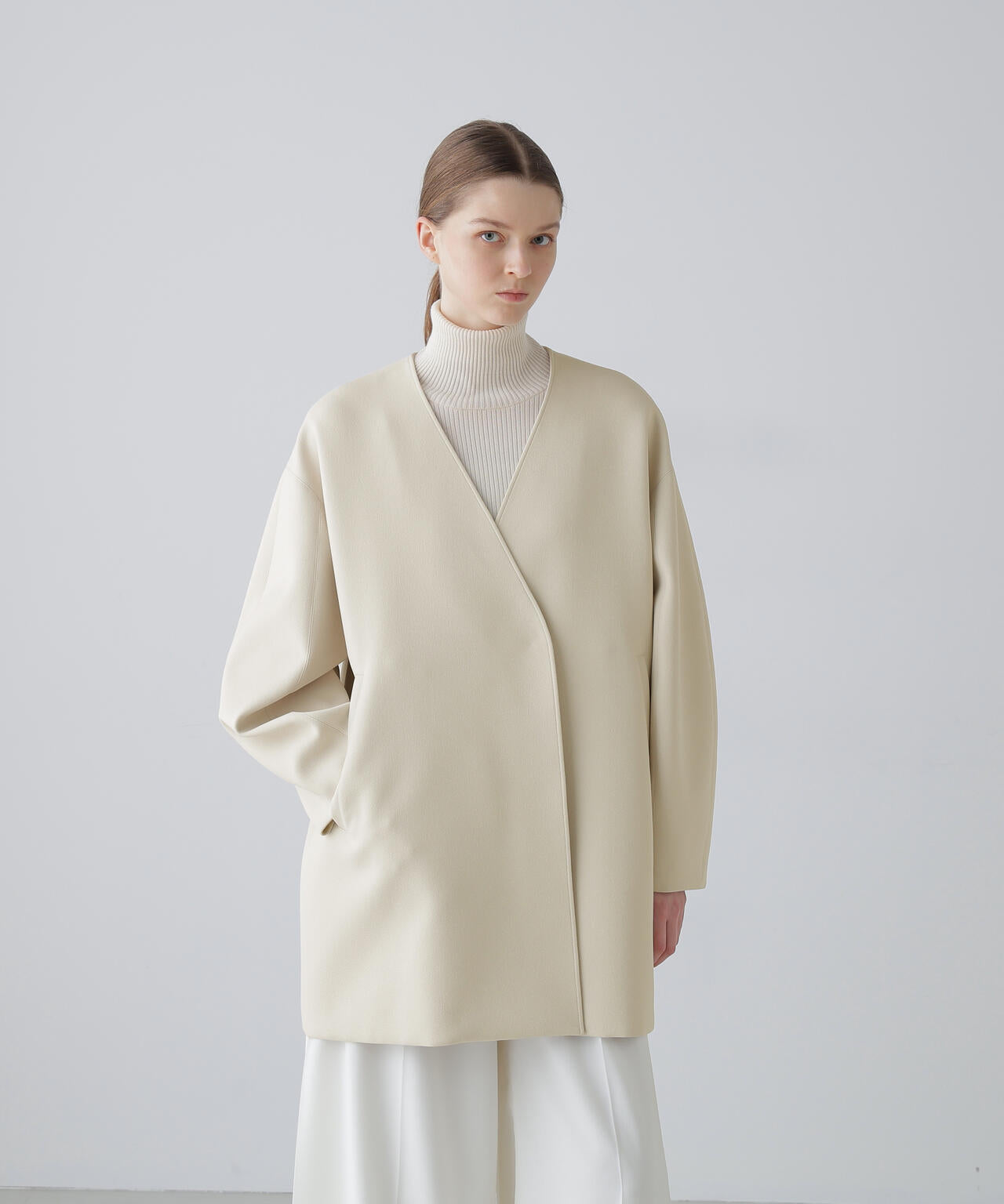 バイカラーボンディングジャケット