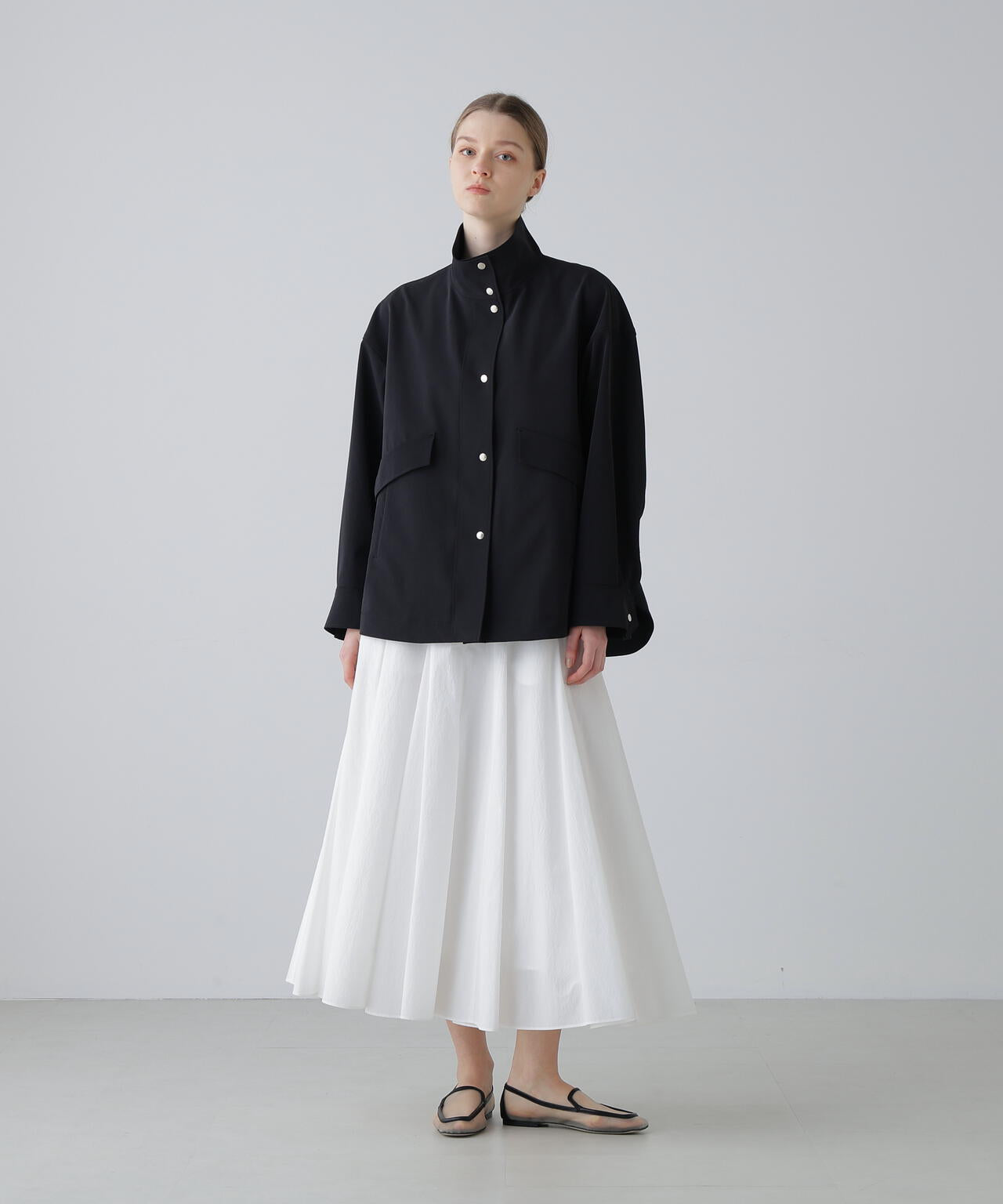 ペーパーライクストレッチジャケット