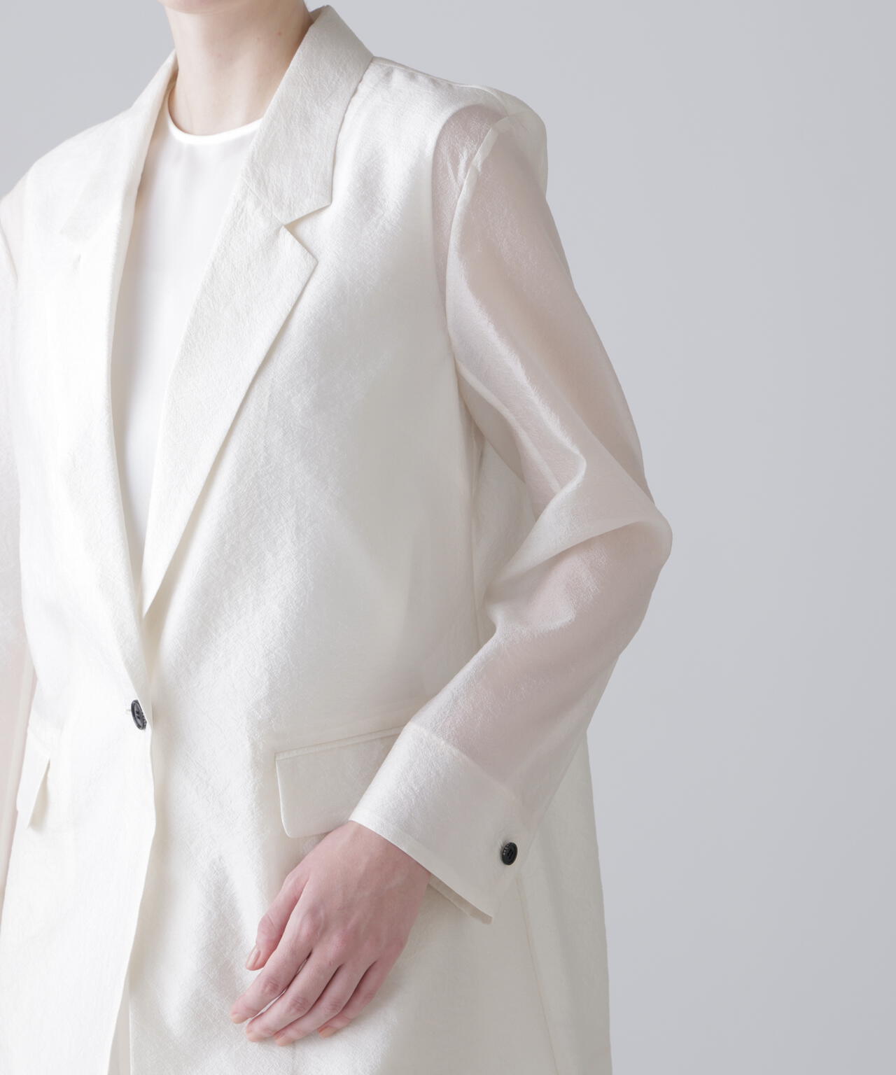 シルキーオーガンザジャケット