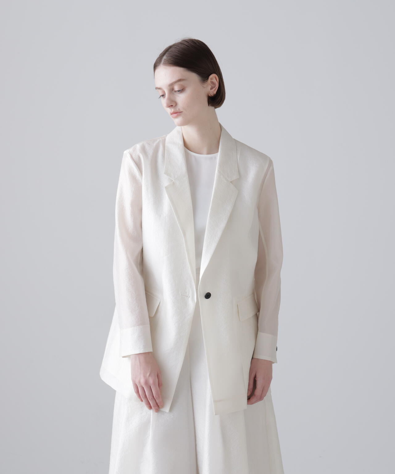 シルキーオーガンザジャケット