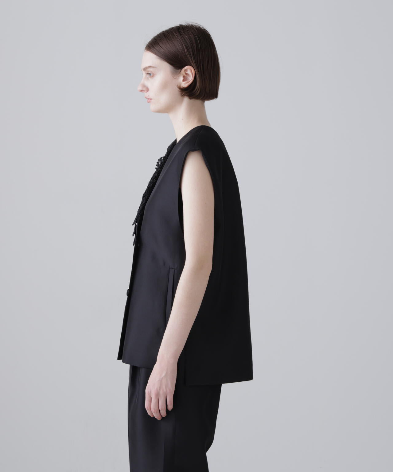 <BLACK LABEL>シルクダブルクロスジャケット
